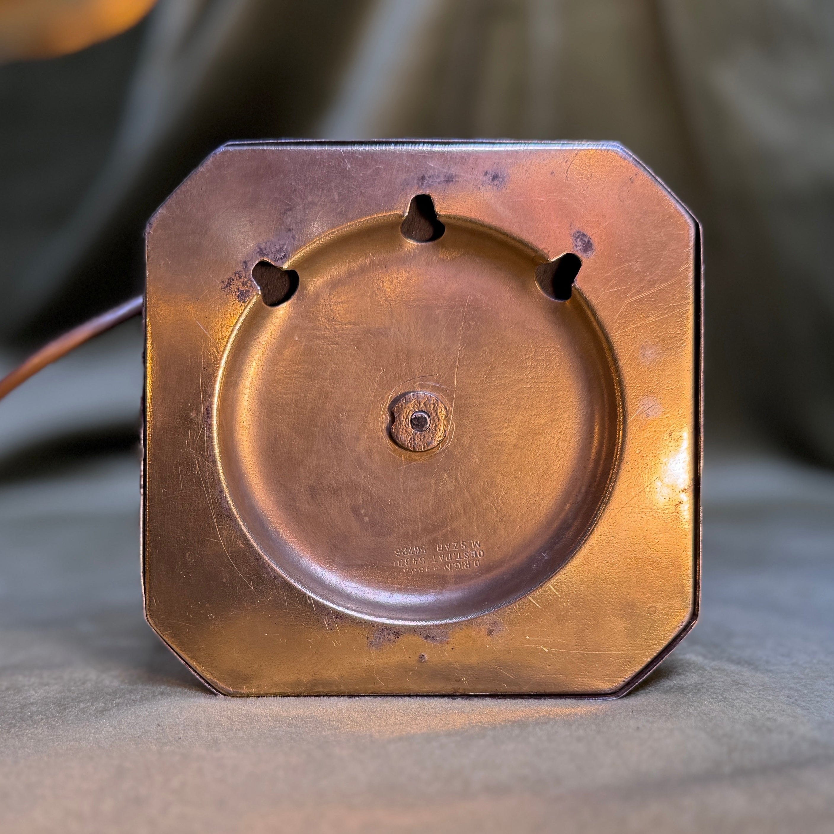 Beautiful 1930s brass lamp