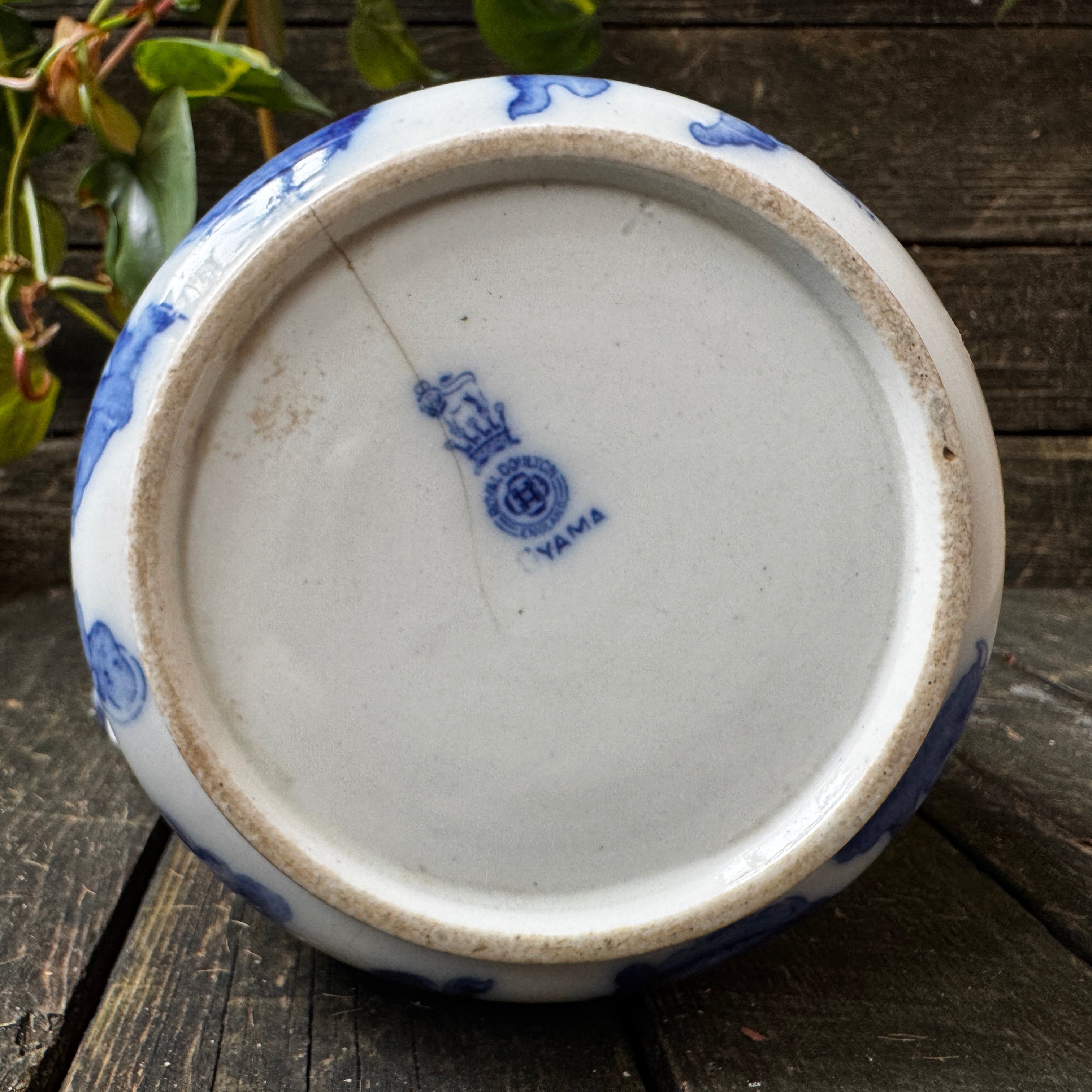 Edwardian Royal Doulton Oyama ware porcelain teapot