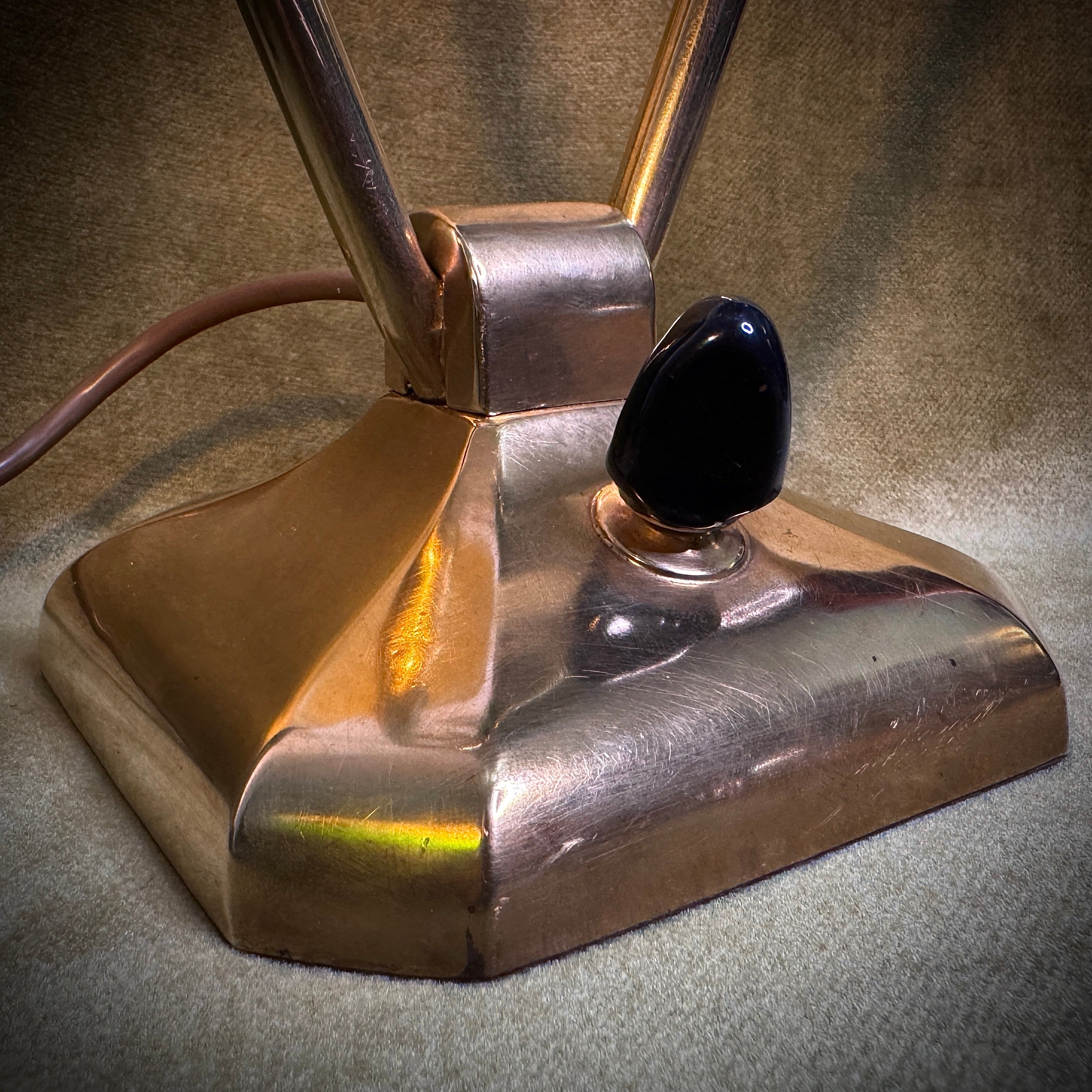 Beautiful 1930s brass lamp