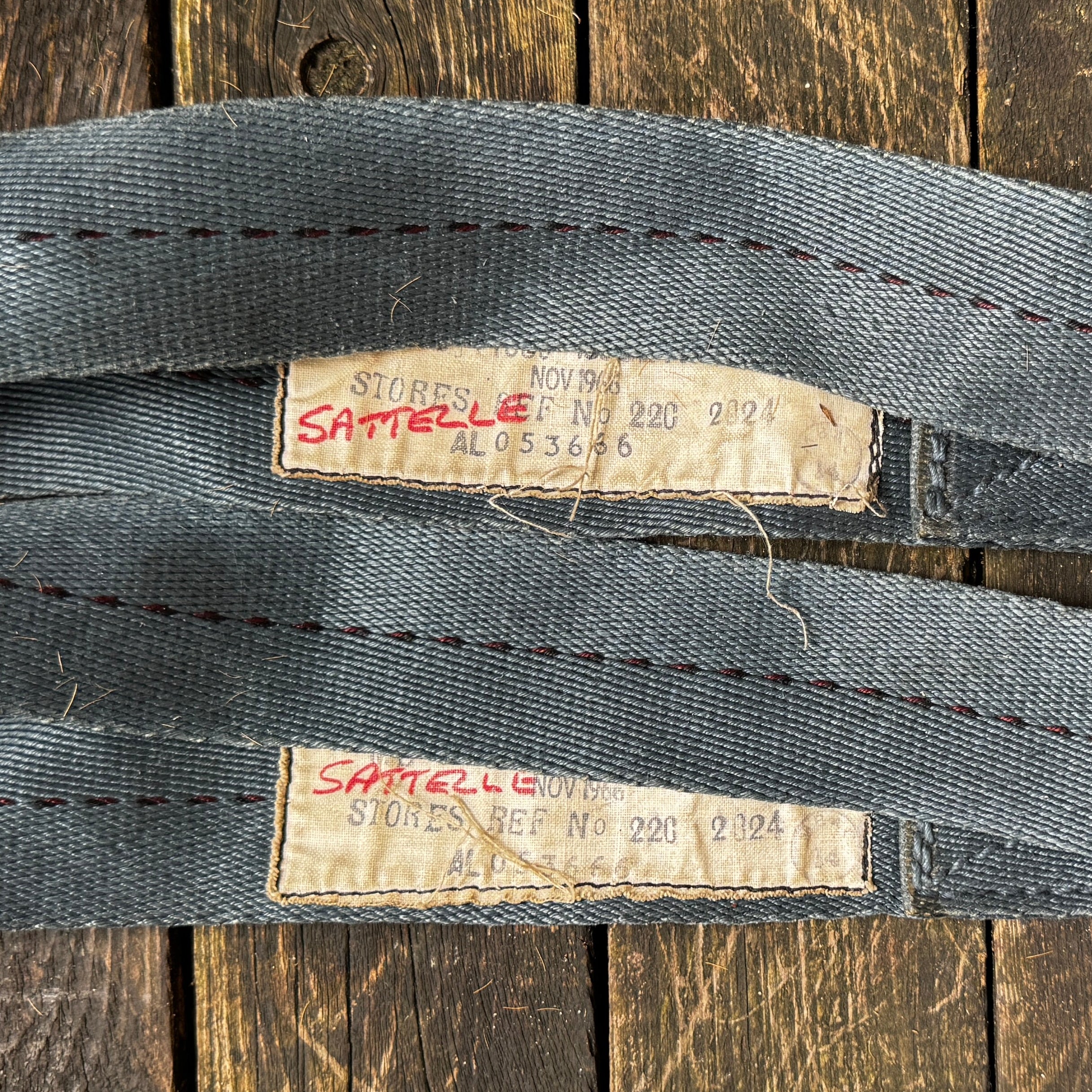 Cold War era RAF ejector seat leg restraints