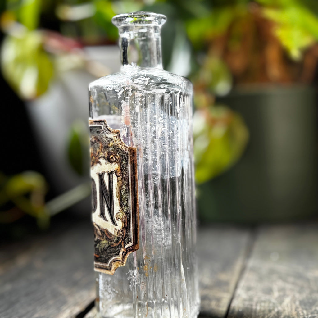 Antique poison bottle