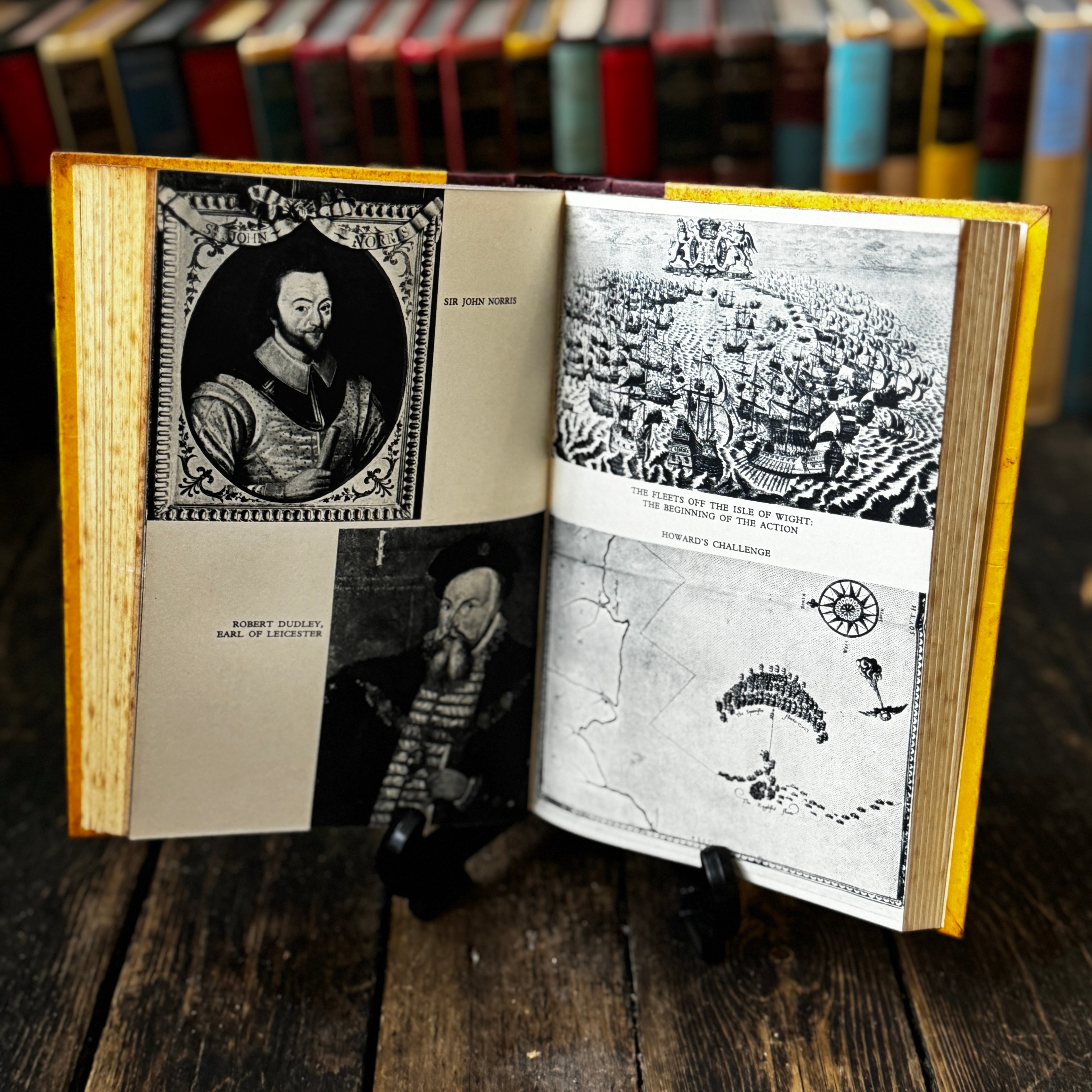 Set of two hardcover books on Early Modern naval history (Spanish Armada, siege of Malta)