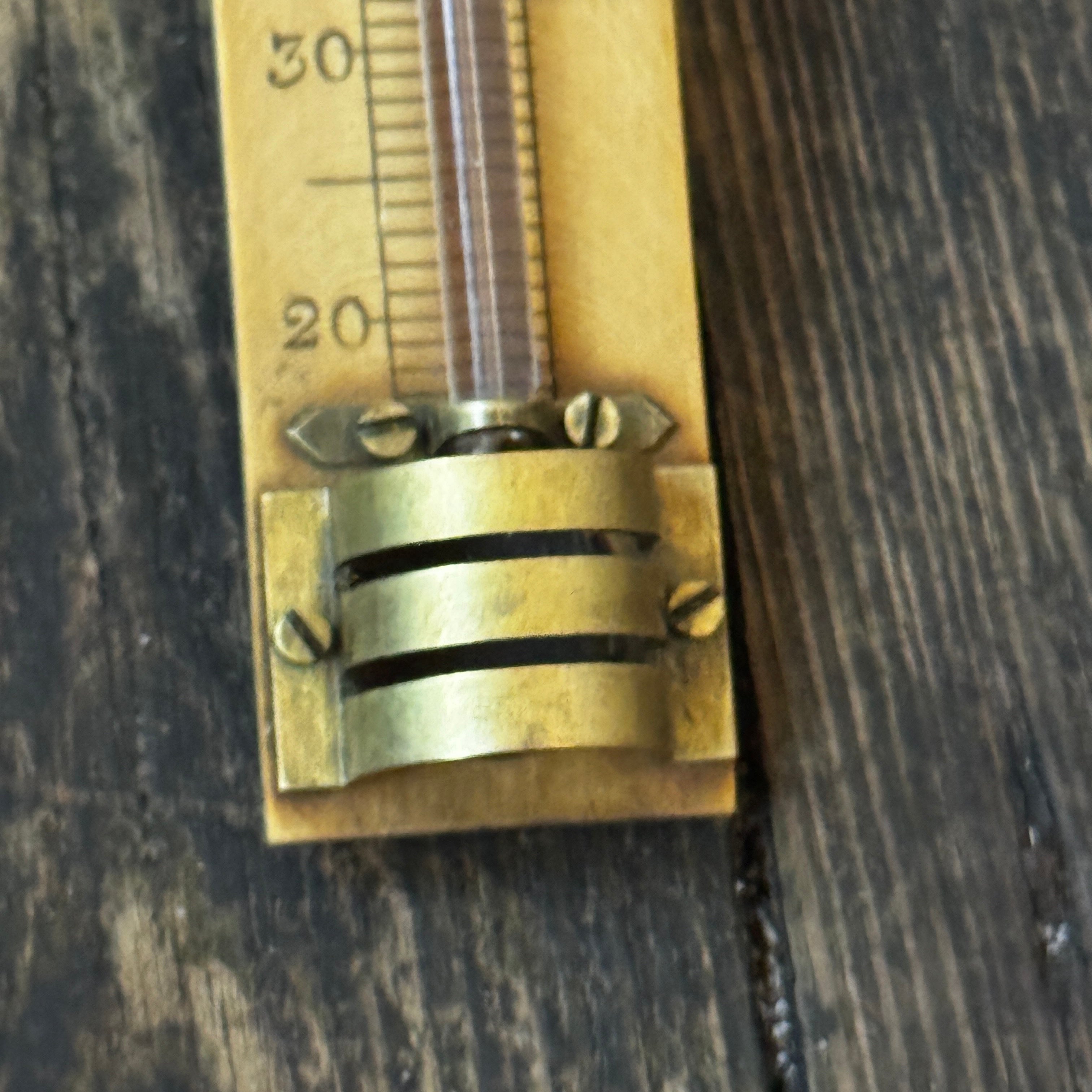 Early 1800s Sikes’ Hydrometer in Wooden and Bone Case