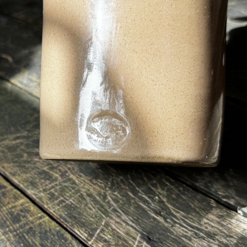 Handmade stoneware bottle with Dr Wilkinson’s Celebrated Tonic label
