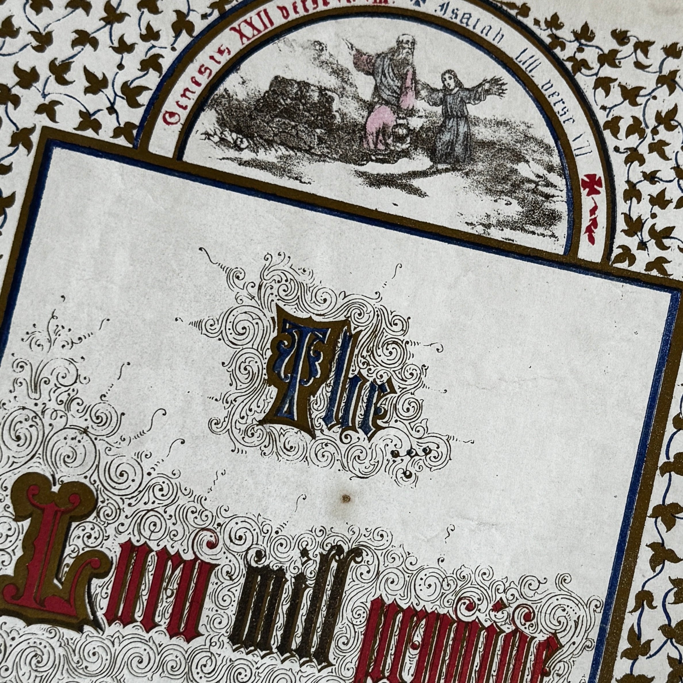 Set of two early-mid 19th century music books compiled by hand, with some notes in pen and pencil. Unique and personal, with gorgeous colour images and covers amongst the scores.