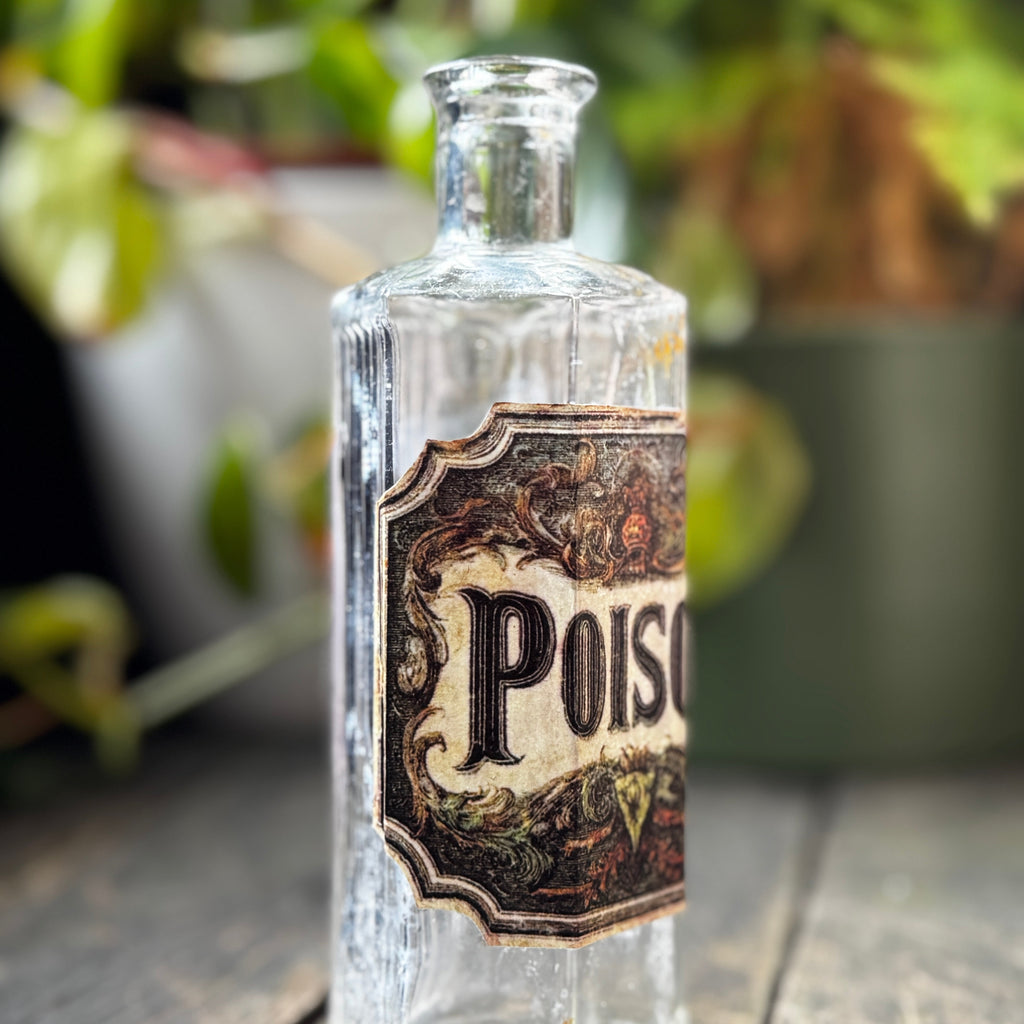 Antique poison bottle