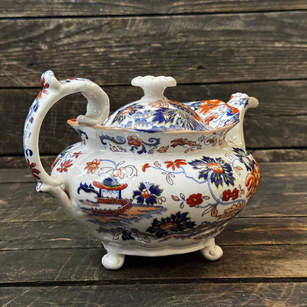 Early 19th century Imari teapot by Minton Amherst