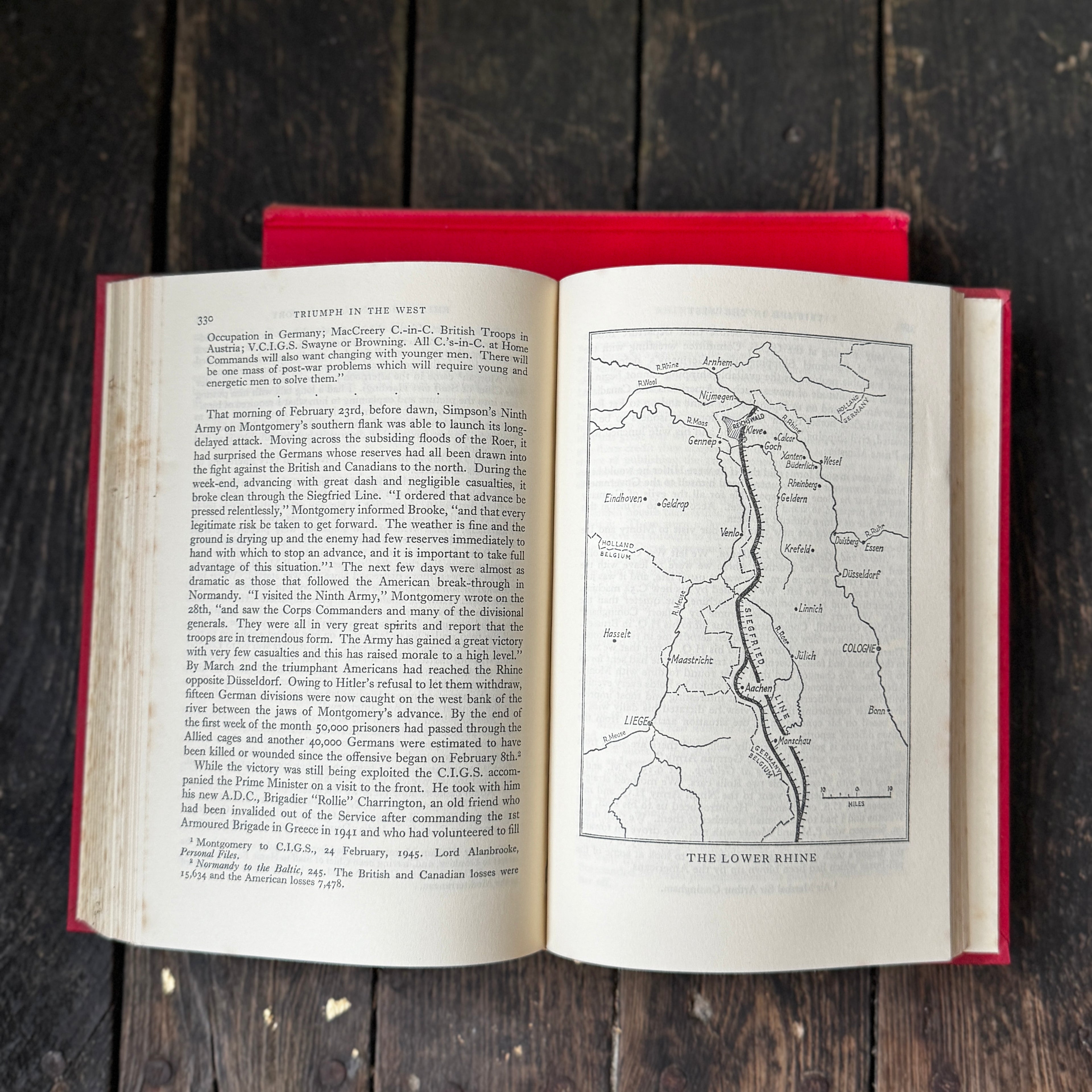Arthur Bryant’s two-part volume on WWII, based on the diaries of Fields Marshall 1st Viscount Alanbrooke. Hardback edition.