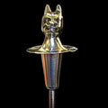 Solid silver Edwardian devil’s head cayenne / laudanum spoon