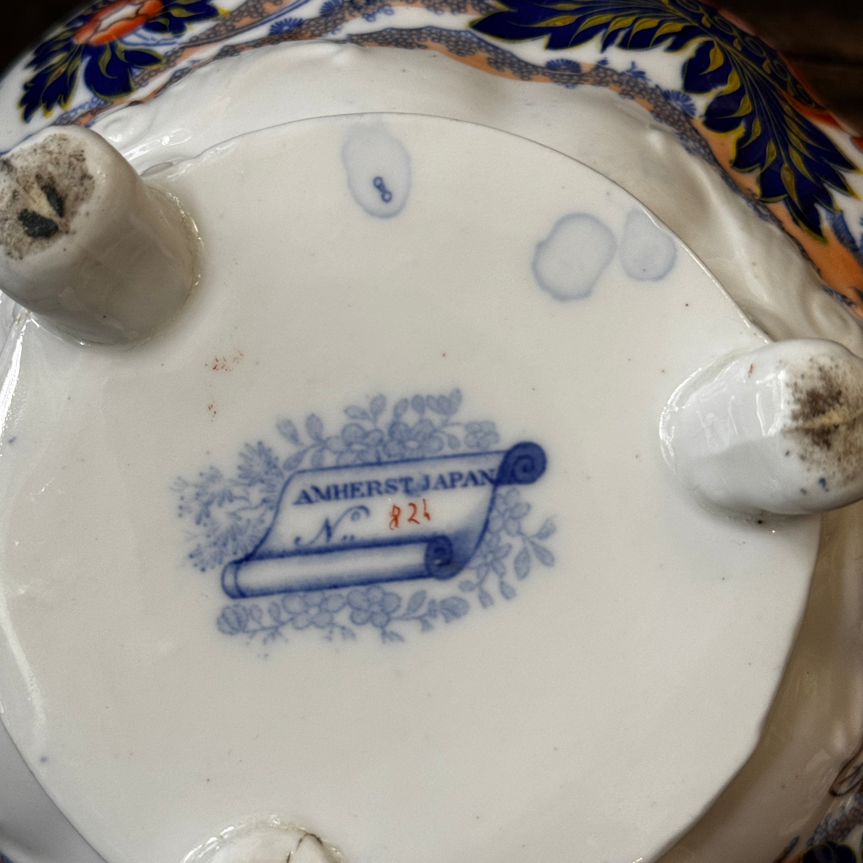 Early 19th century Imari teapot by Minton Amherst