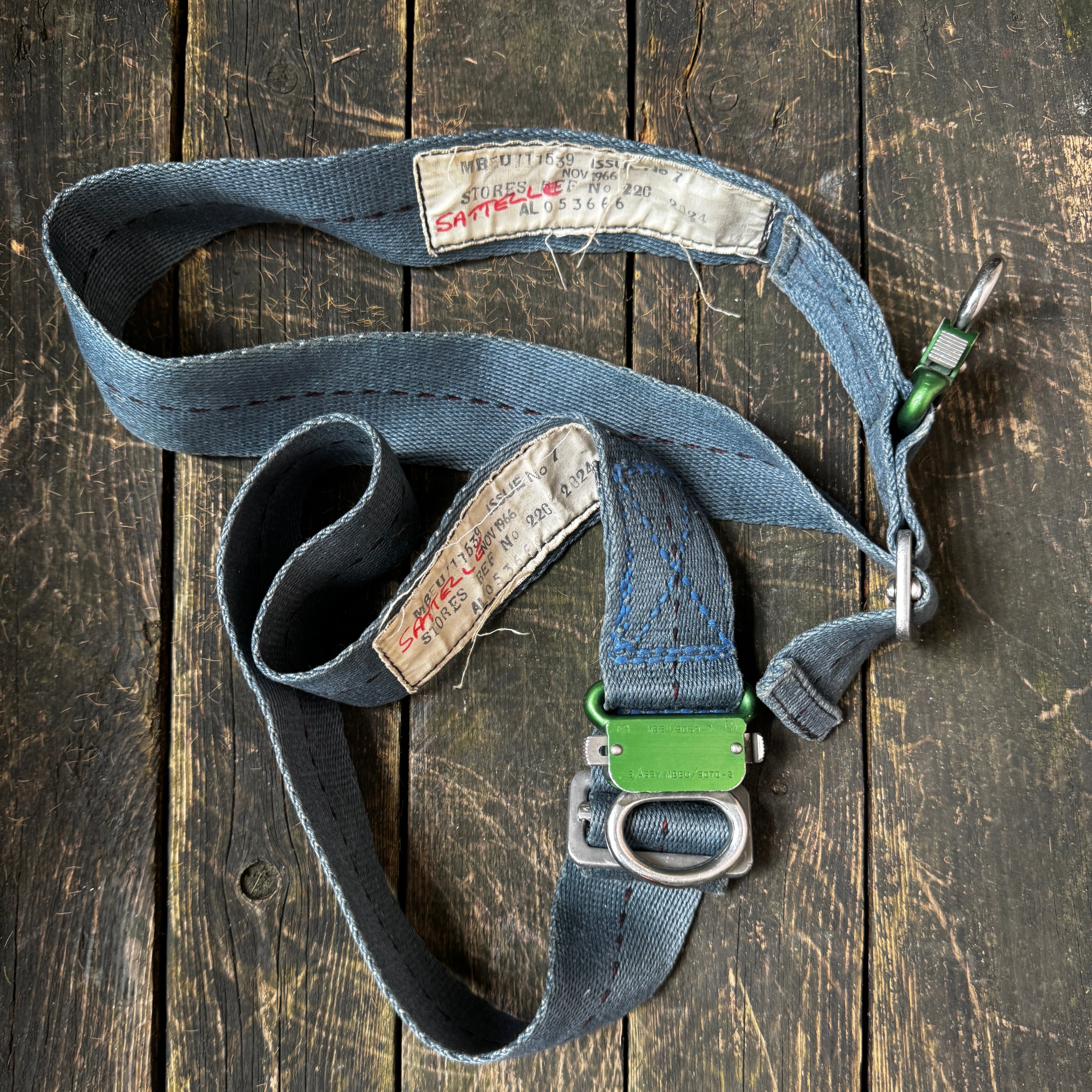 Cold War era RAF ejector seat leg restraints
