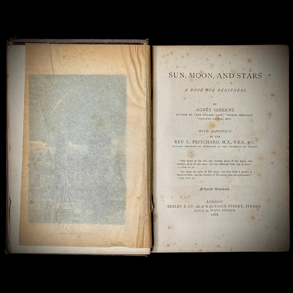 Rare example of Agnes Giberne's beautifully-illustrated 19th century guide to astronomy