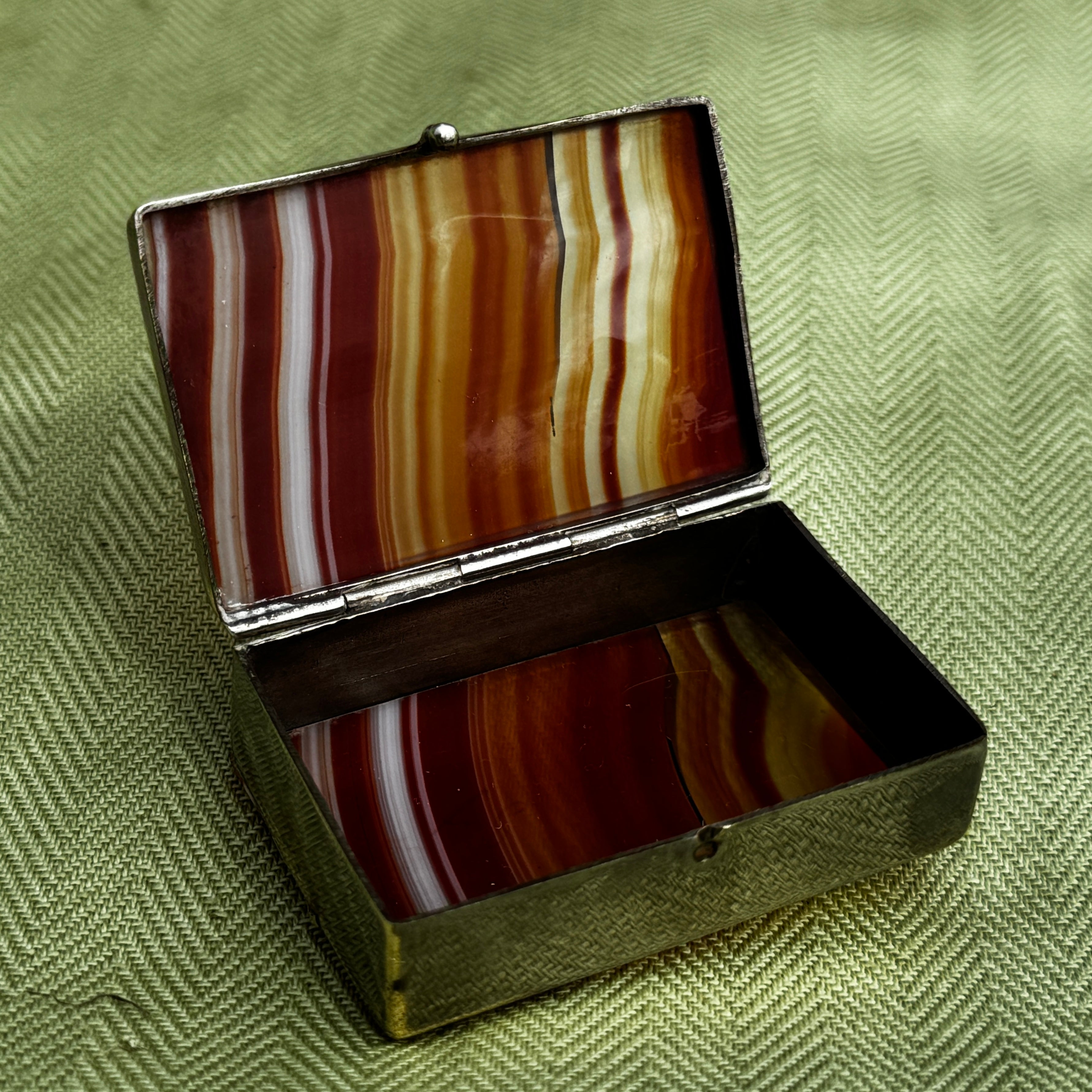 Banded Agate Trinket Box