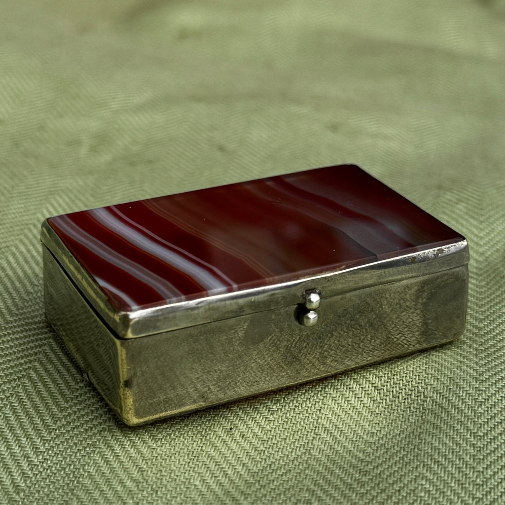 Banded Agate Trinket Box