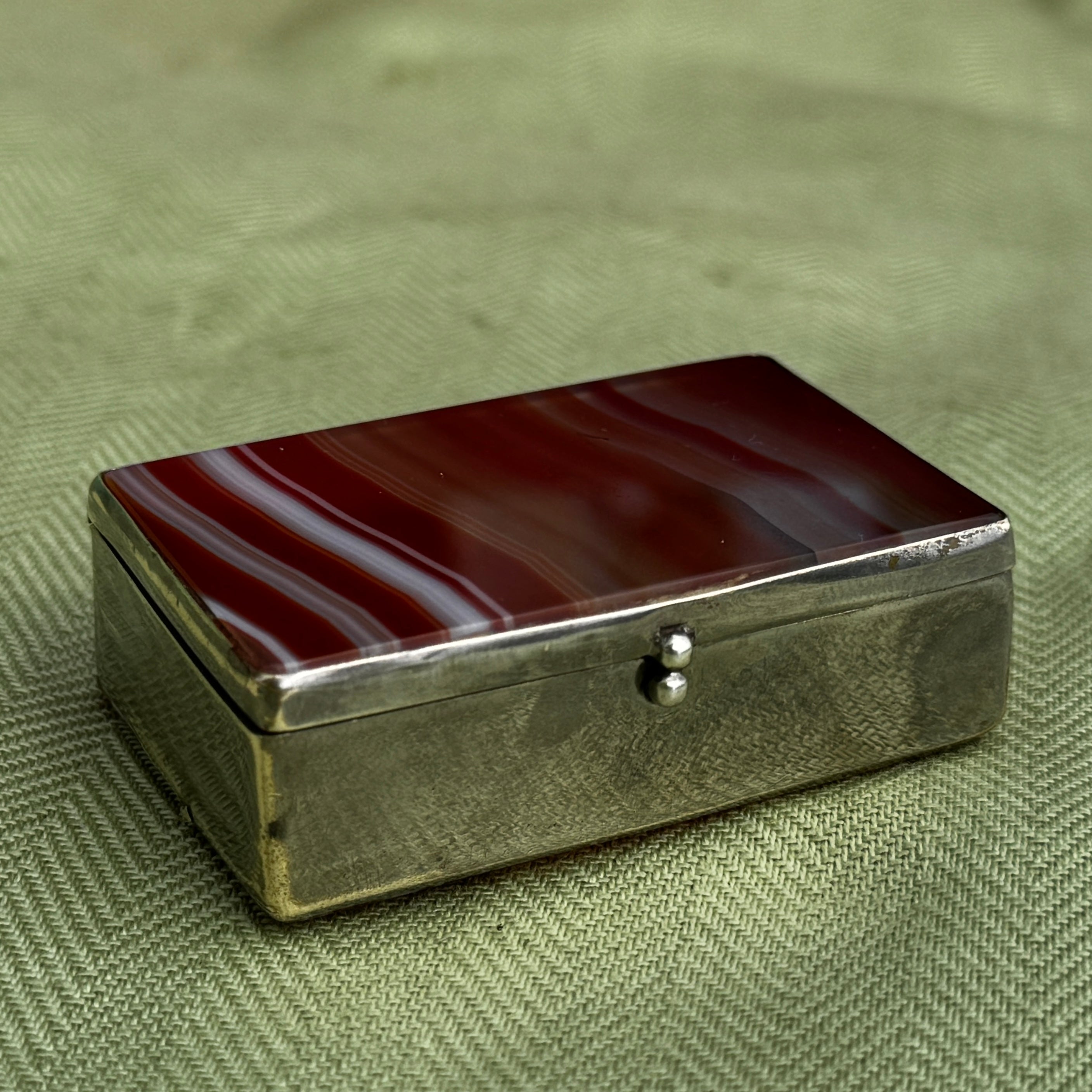 Banded Agate Trinket Box