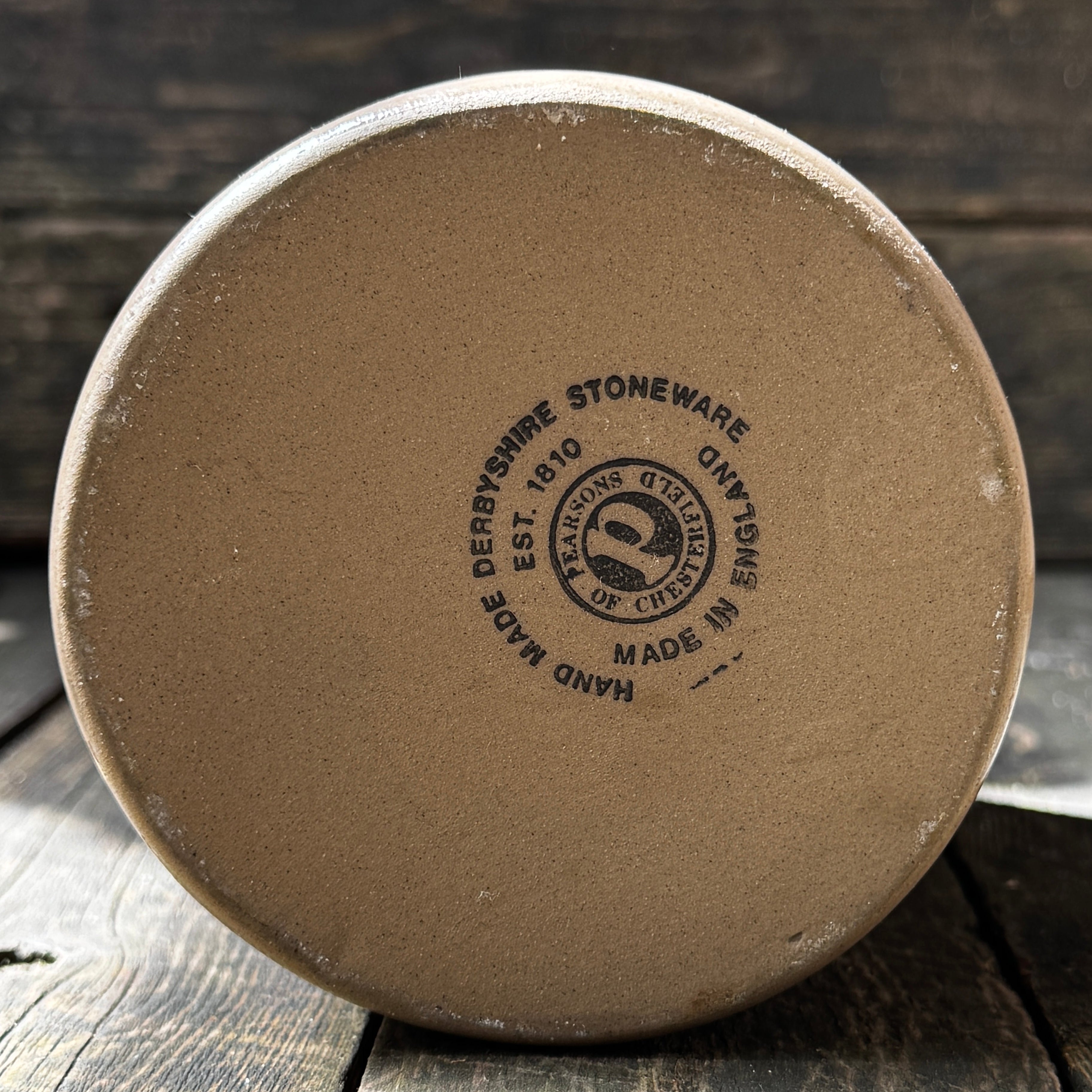 Handmade stoneware bottle with Dr Wilkinson’s Celebrated Tonic label