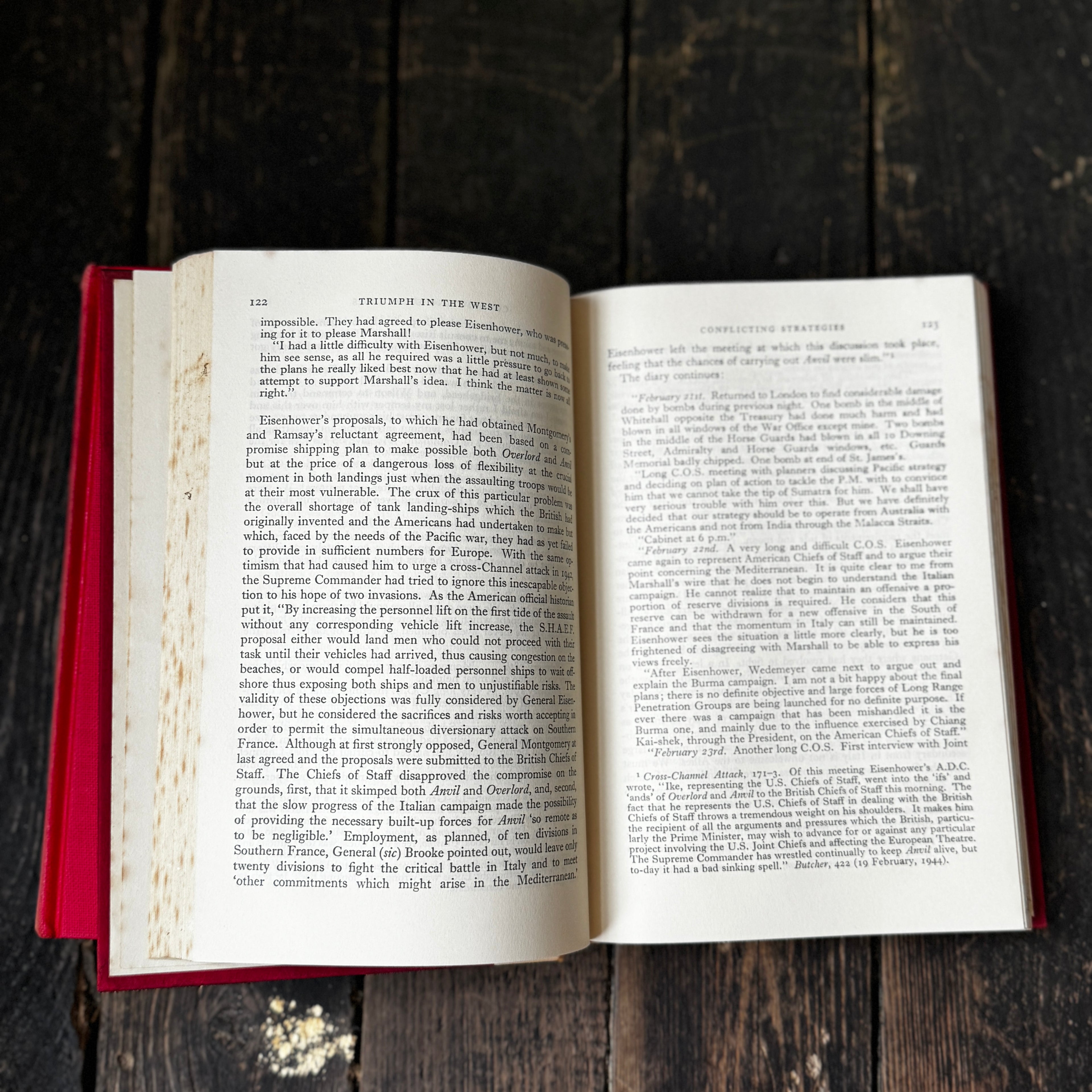 Arthur Bryant’s two-part volume on WWII, based on the diaries of Fields Marshall 1st Viscount Alanbrooke. Hardback edition.