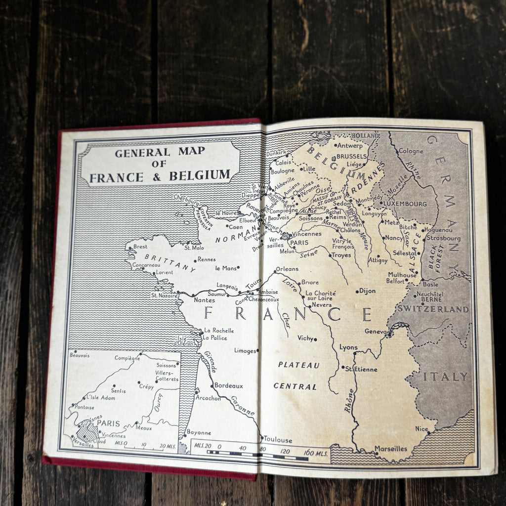 Three hardback WW2 history volumes published in 1950s with plates, maps