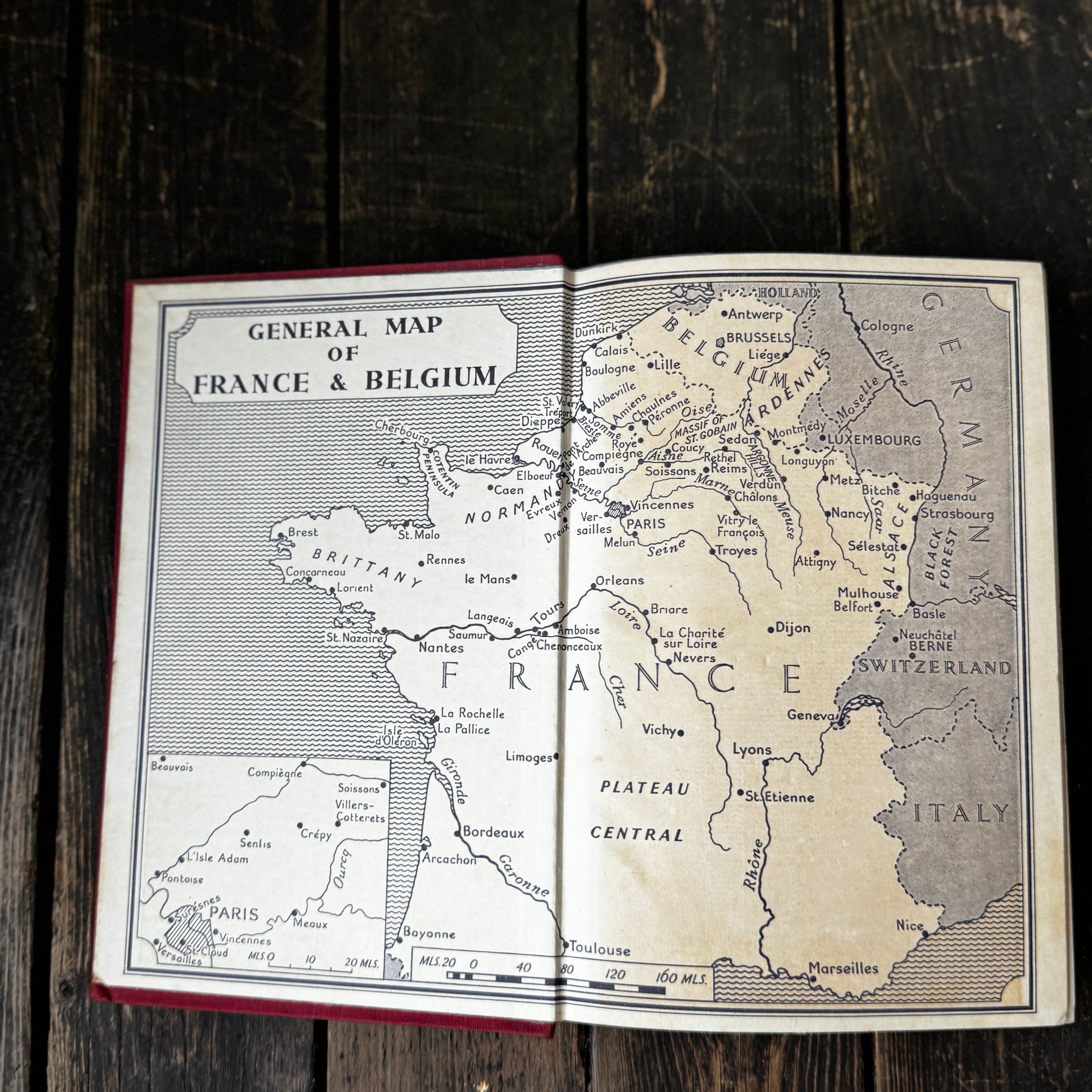 Three hardback WW2 history volumes published in 1950s with plates, maps