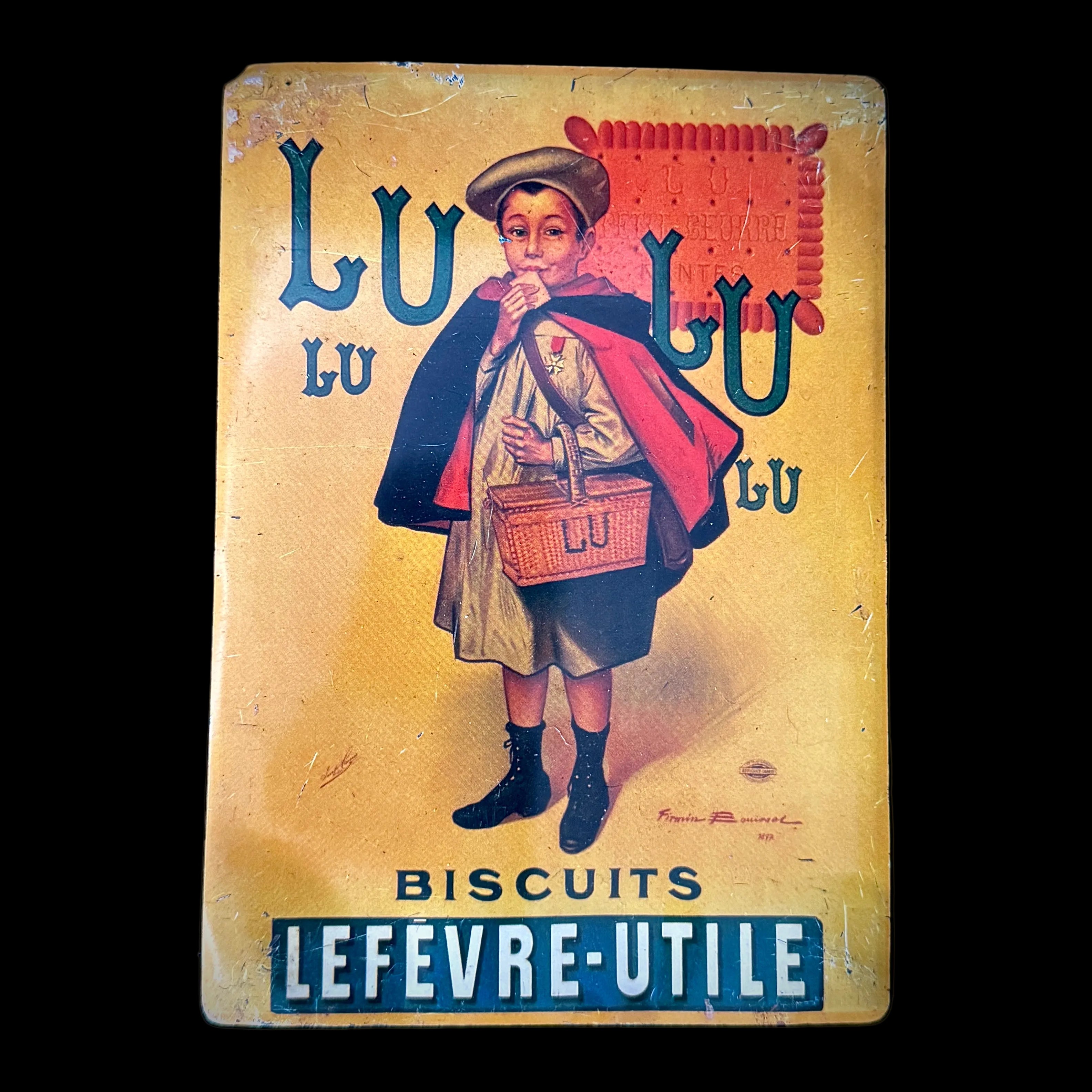 Metal Sign Lulu Biscuits