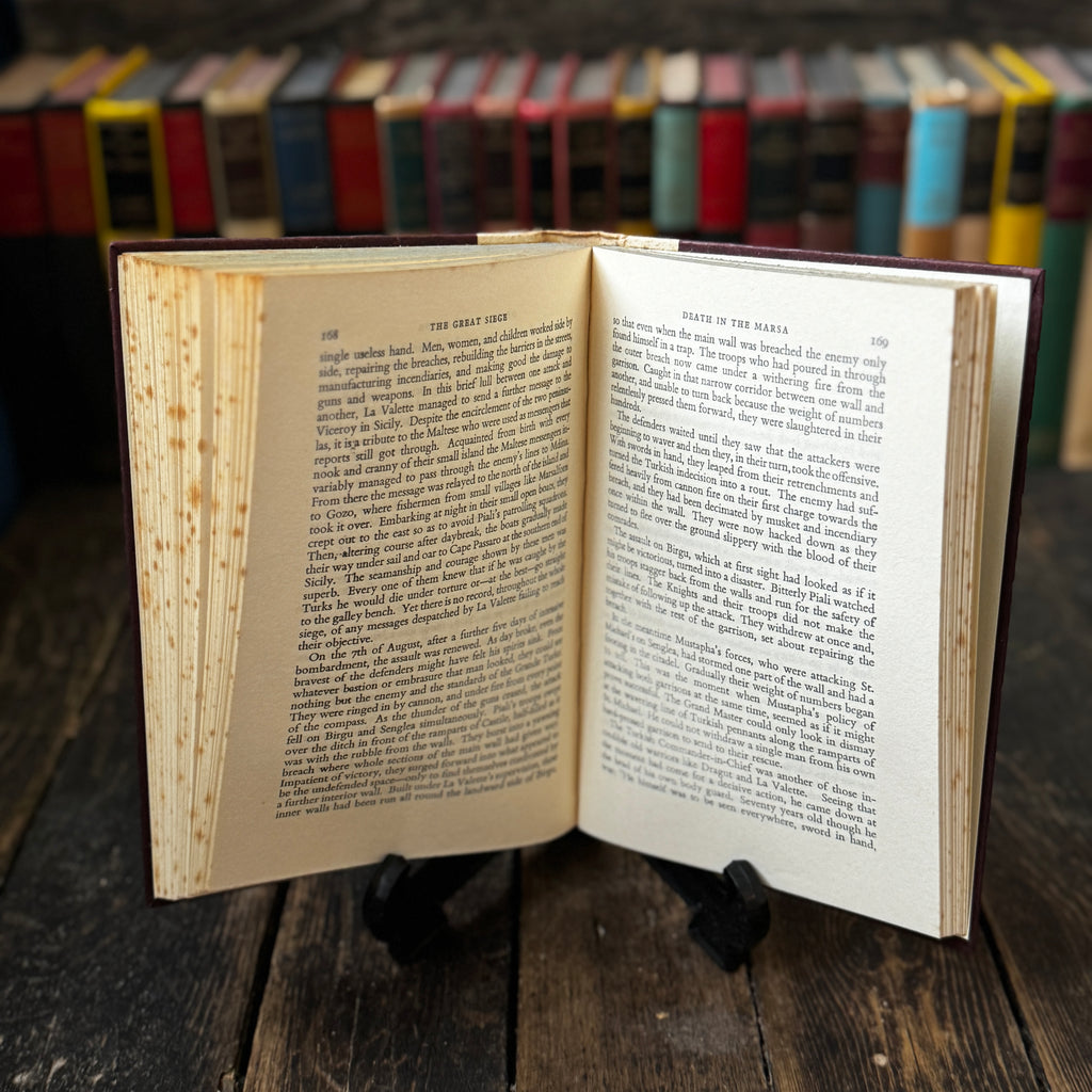 Set of two hardcover books on Early Modern naval history (Spanish Armada, siege of Malta)