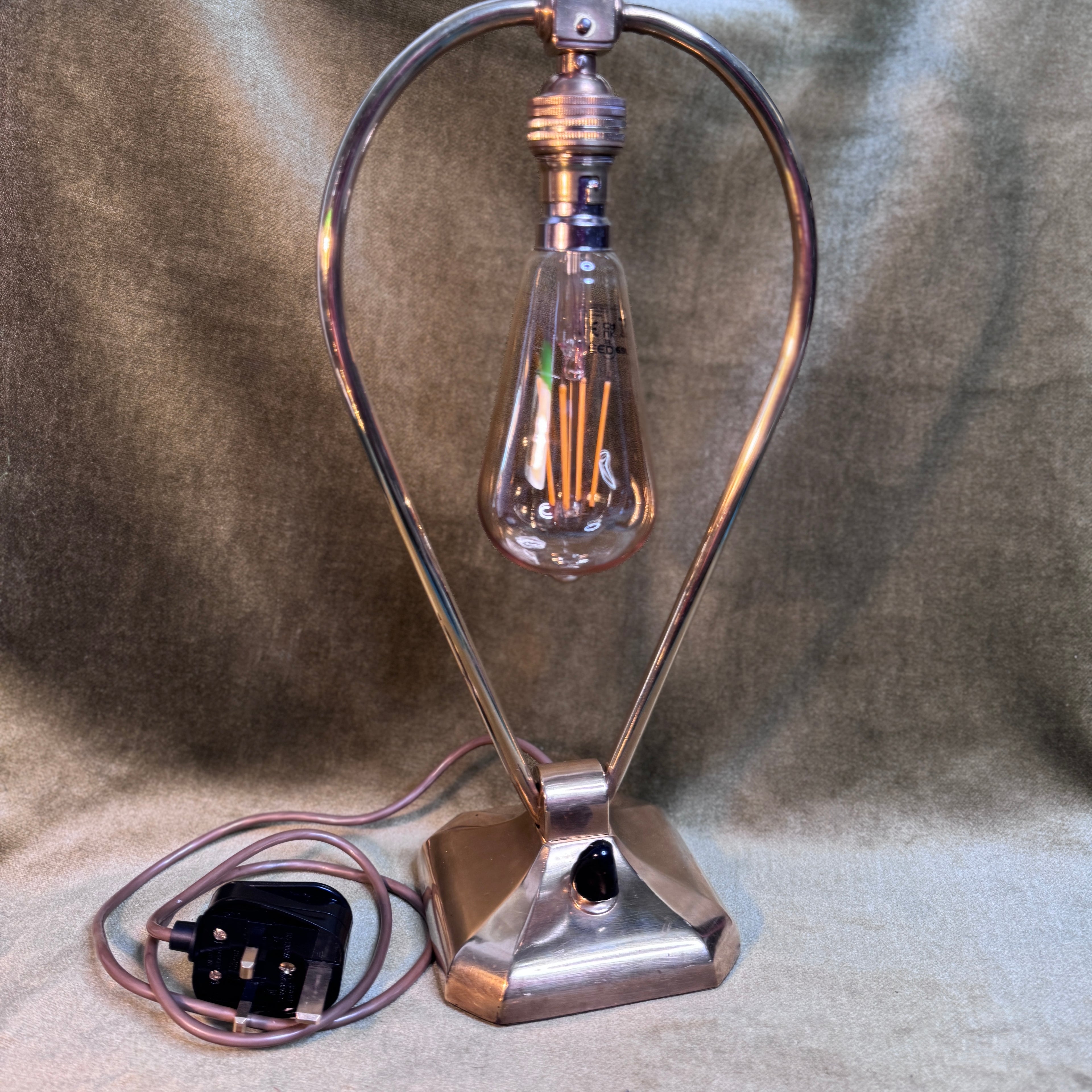 Beautiful 1930s brass lamp