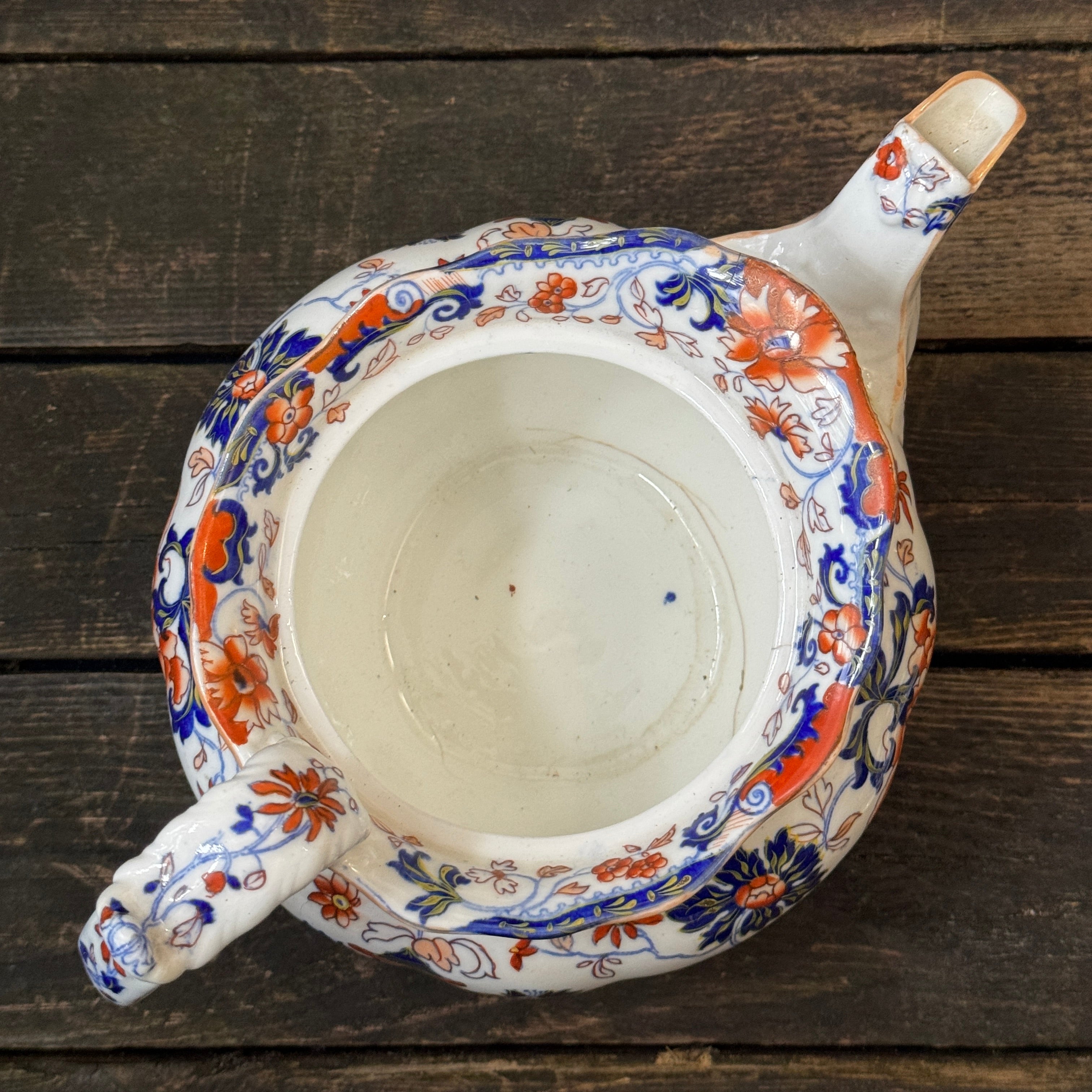 Early 19th century Imari teapot by Minton Amherst
