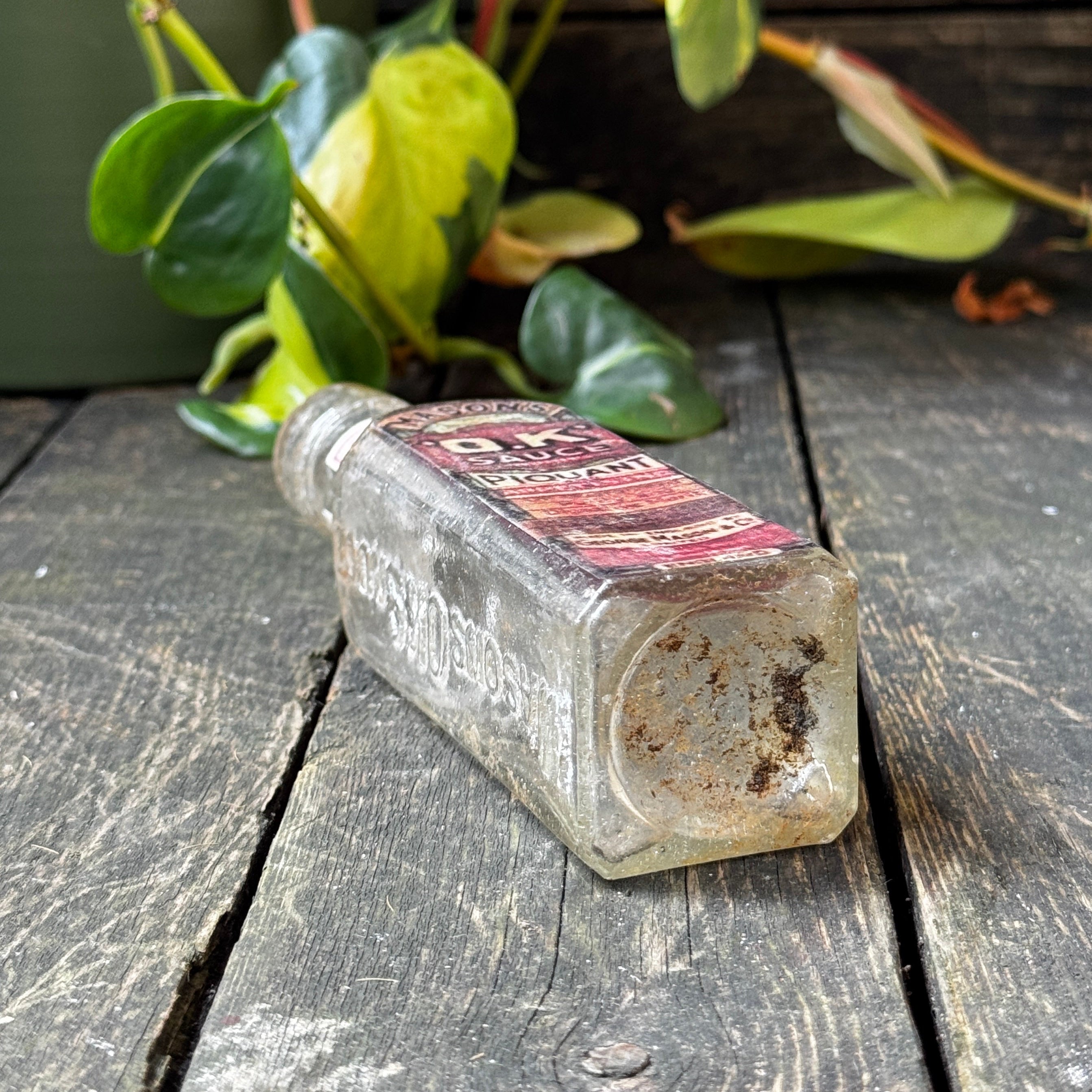 Antique OK Sauce bottle