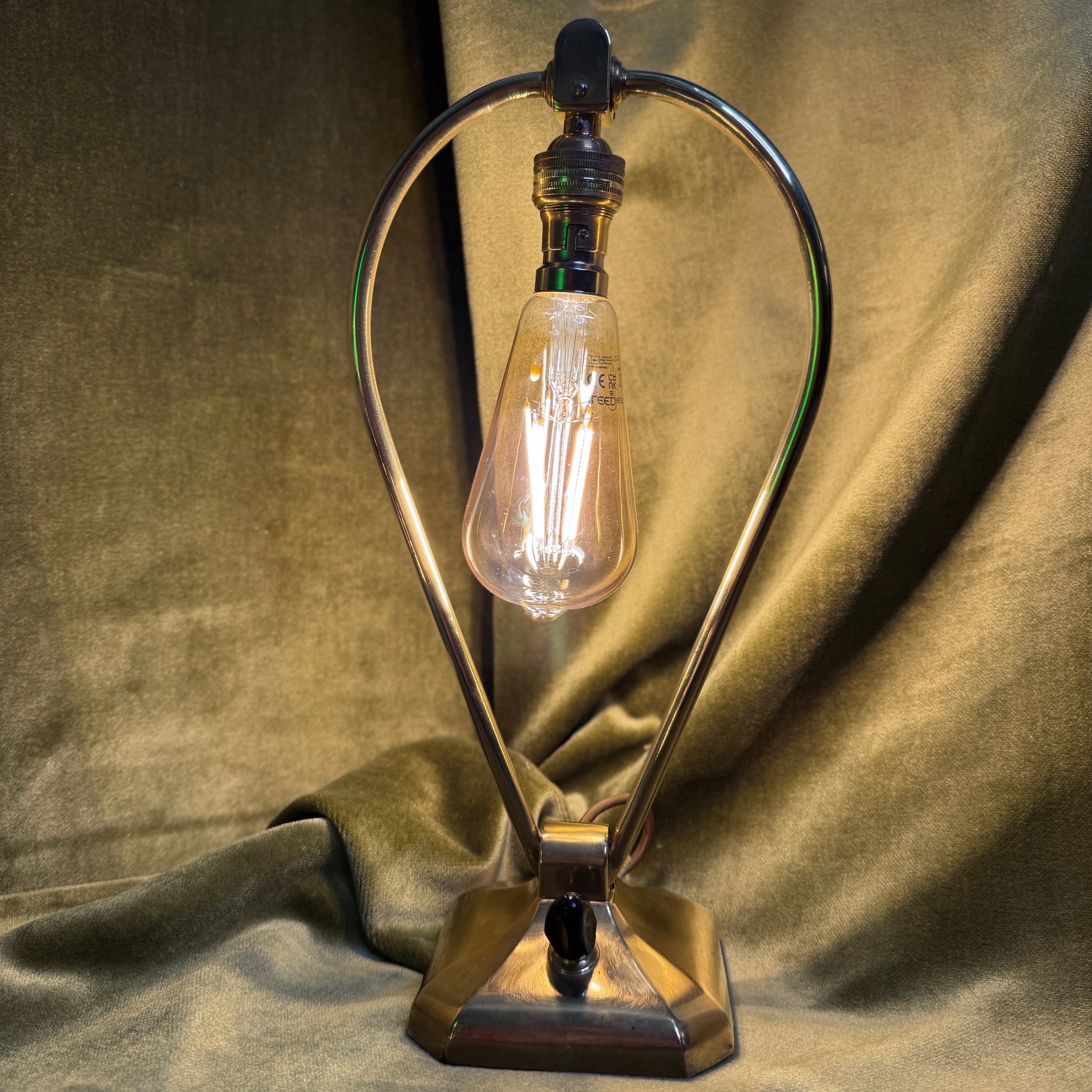 Beautiful 1930s brass lamp