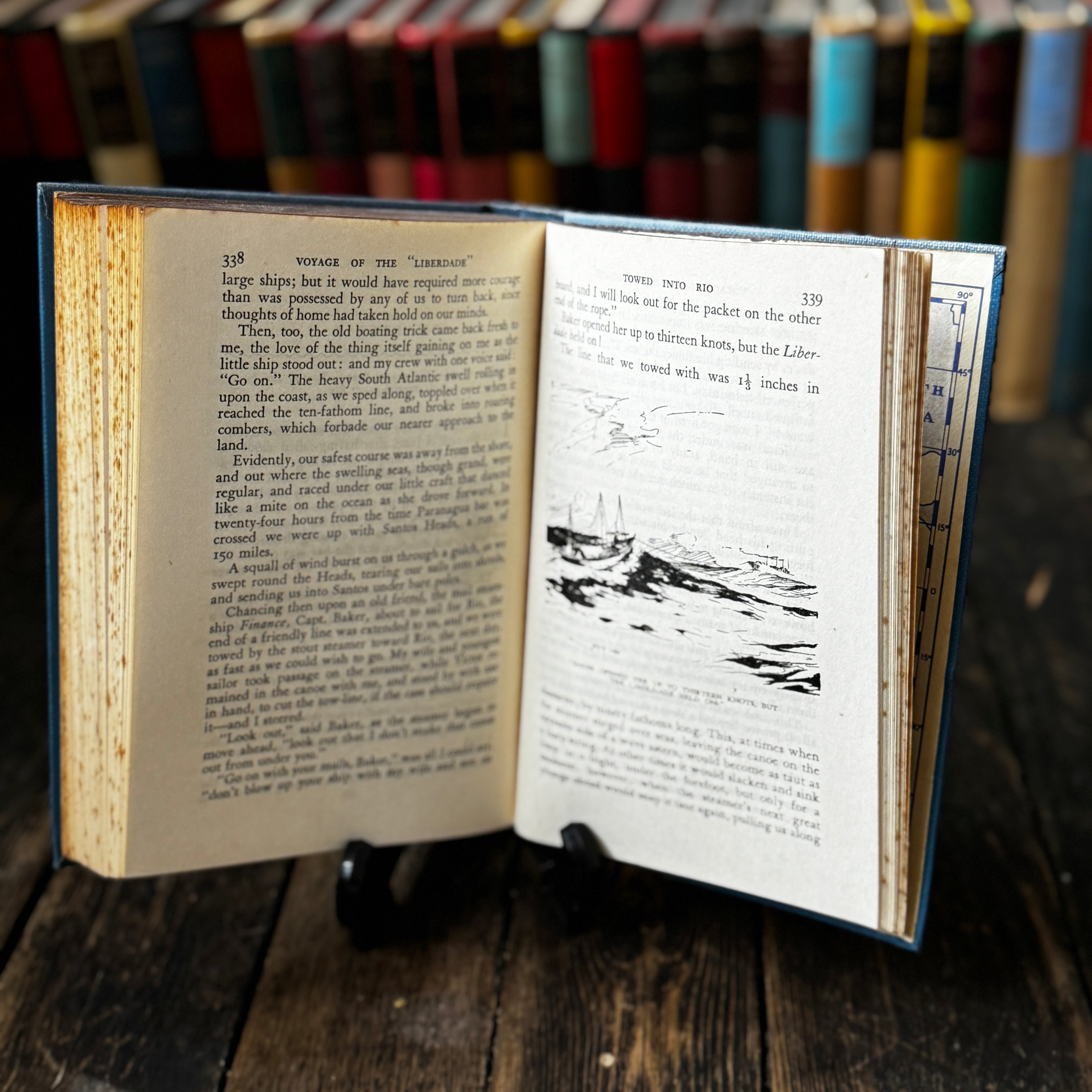 Mid twentieth-century books on the sea, set of four iconic titles in matching hard covers