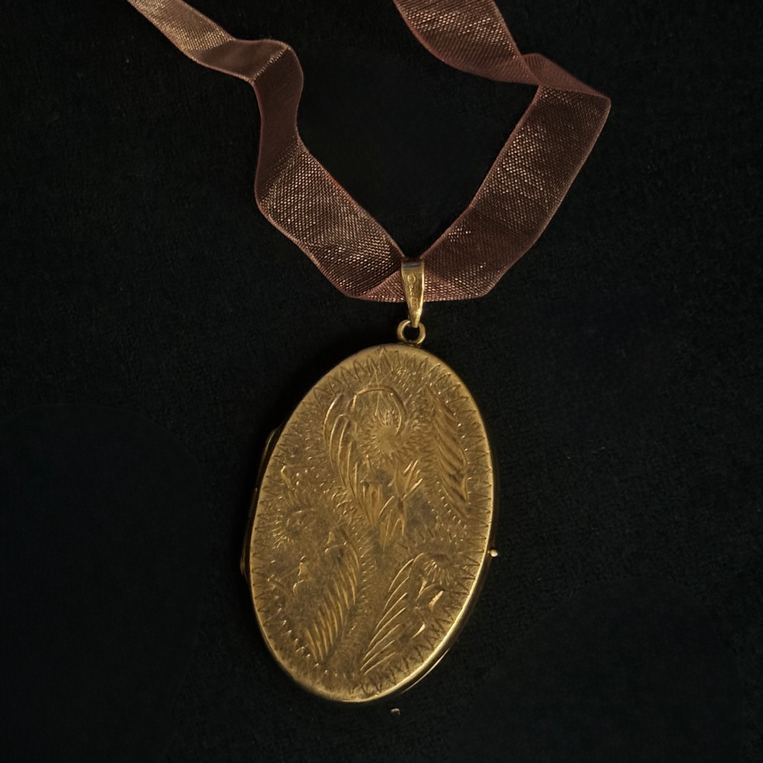 Sterling silver locket containing an original oil miniature of Ada Lovelace, 19th century computing pioneer