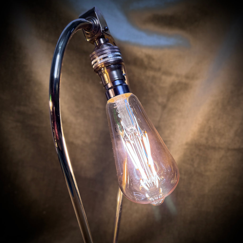 Beautiful 1930s brass lamp
