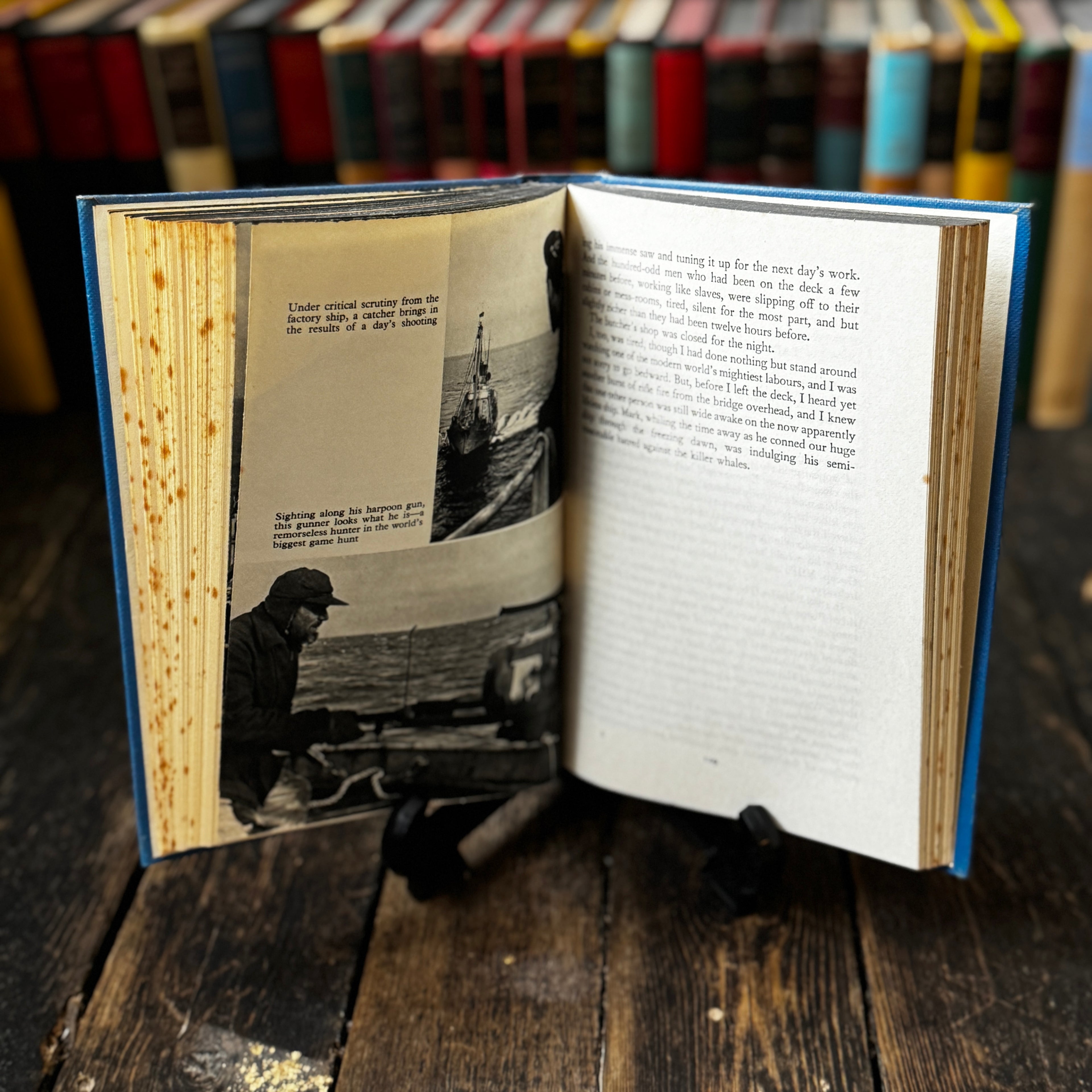 Mid twentieth-century books on the sea, set of four iconic titles in matching hard covers