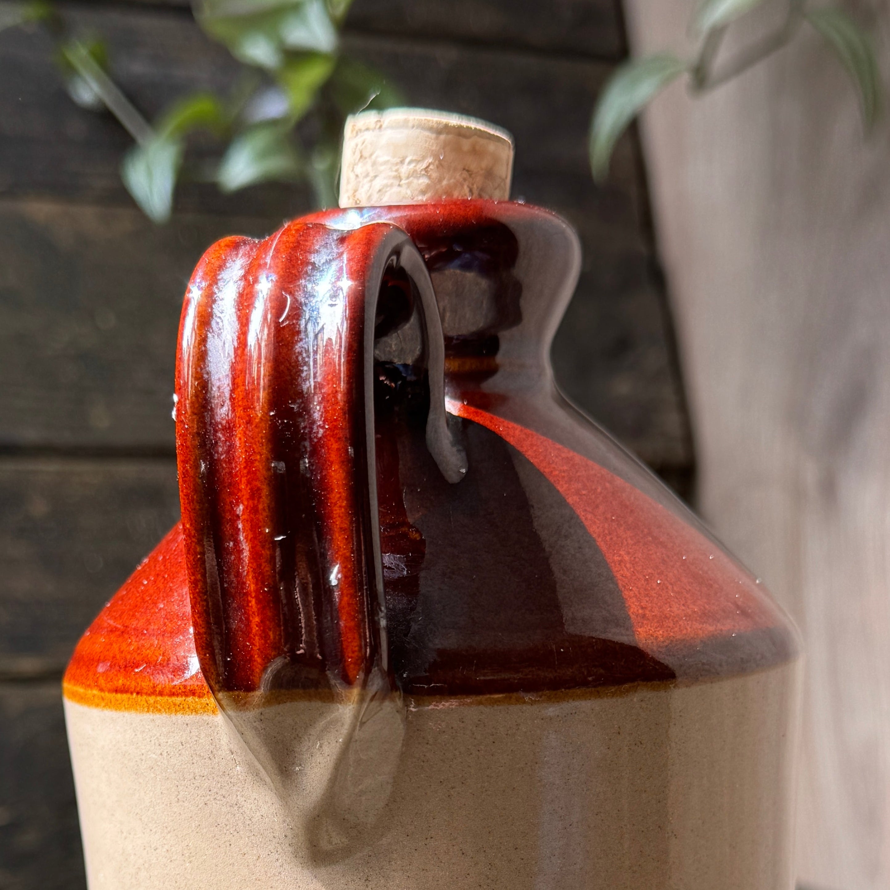 Handmade stoneware bottle with Dr Wilkinson’s Celebrated Tonic label