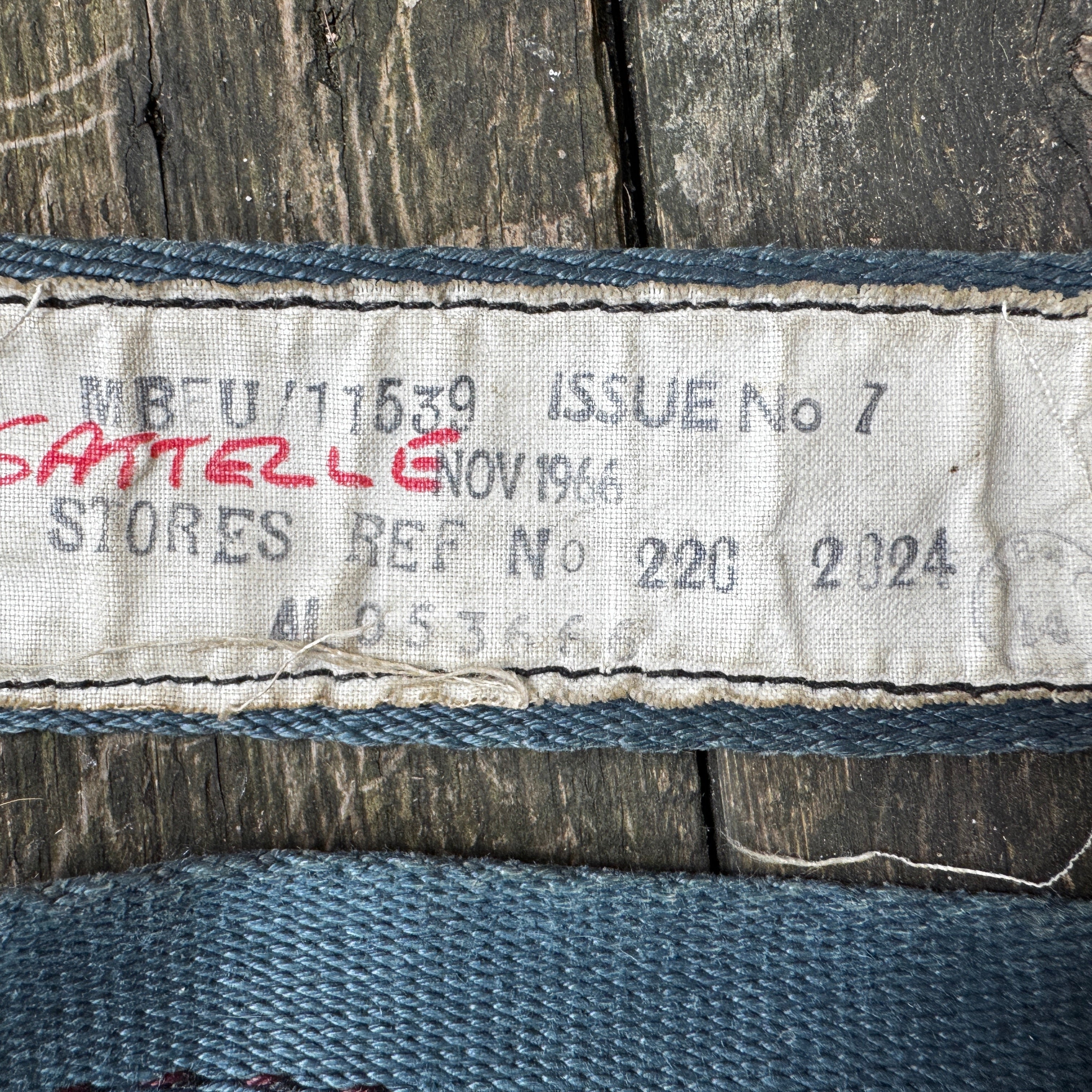 Cold War era RAF ejector seat leg restraints
