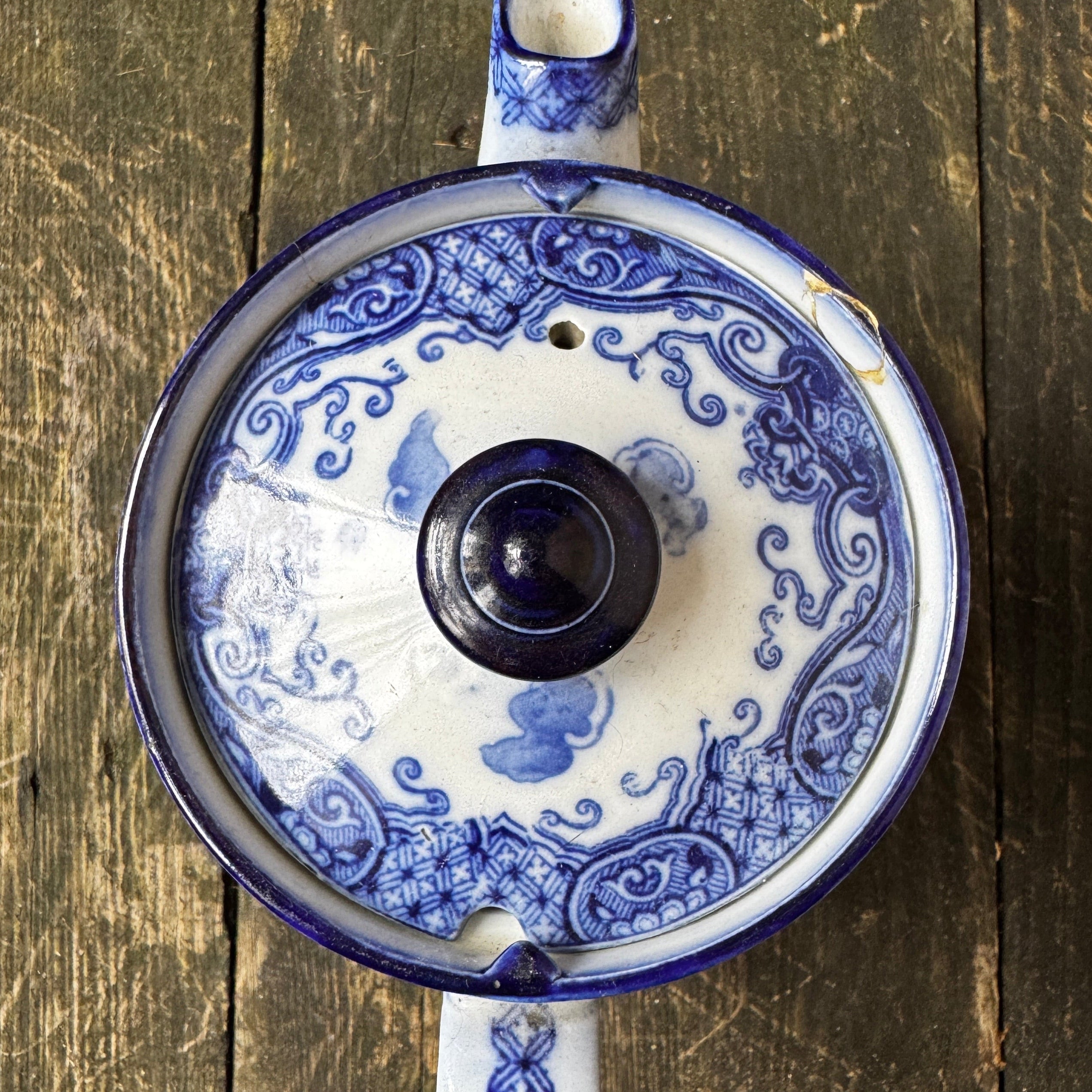 Edwardian Royal Doulton Oyama ware porcelain teapot