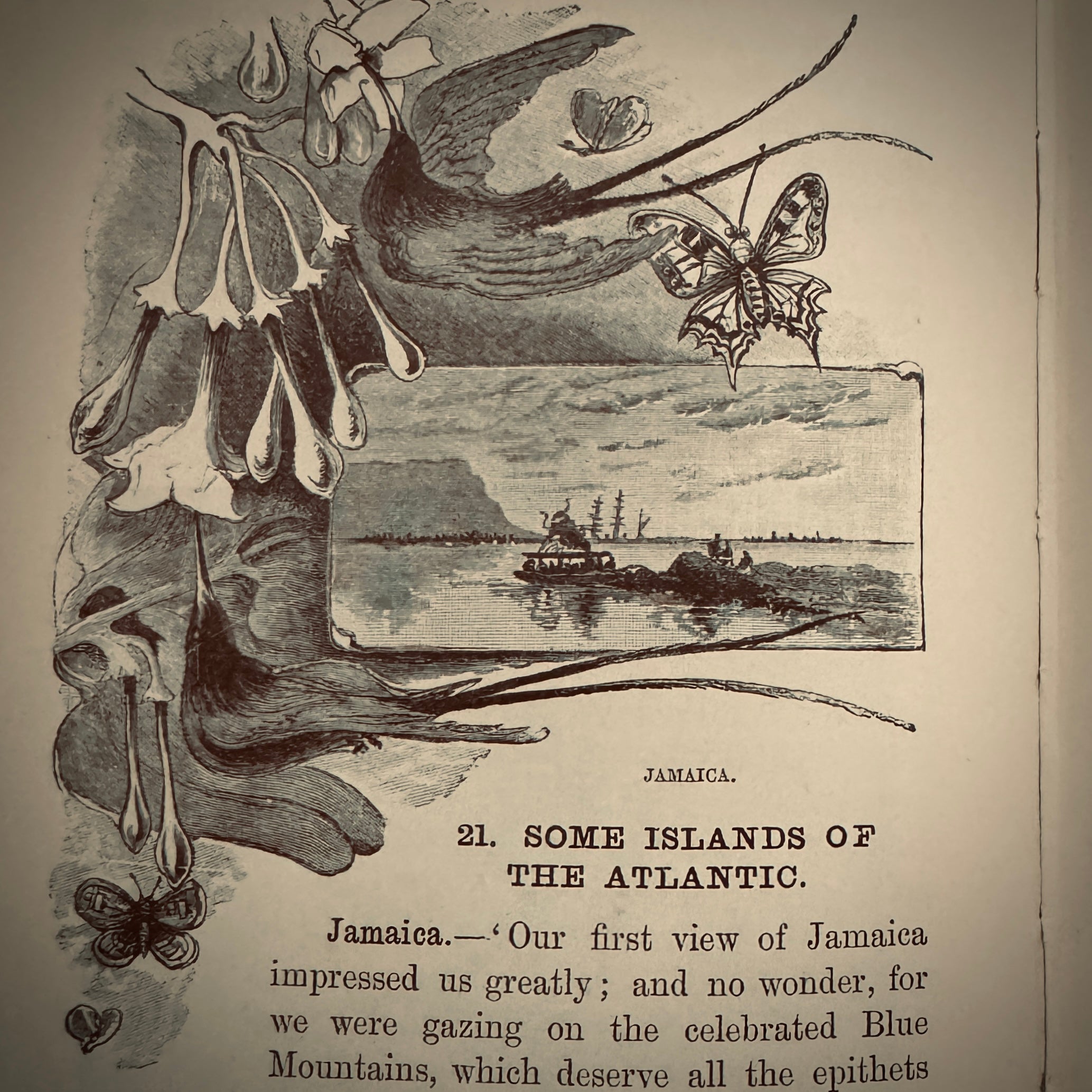 1890 edition of Longman's Geographical Reader VII on Oceans, Currents, Tides, etc.