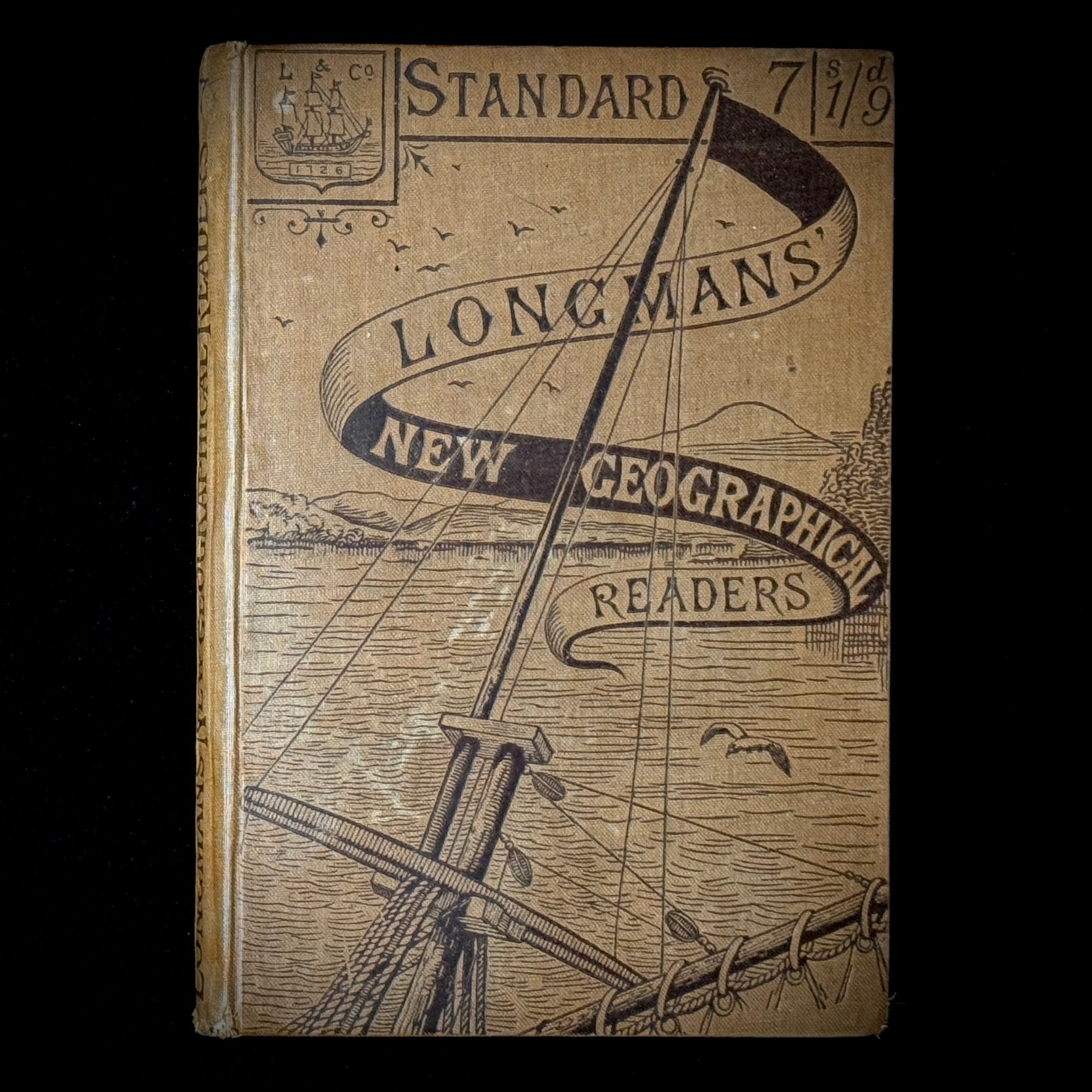 1890 edition of Longman's Geographical Reader VII on Oceans, Currents, Tides, etc.
