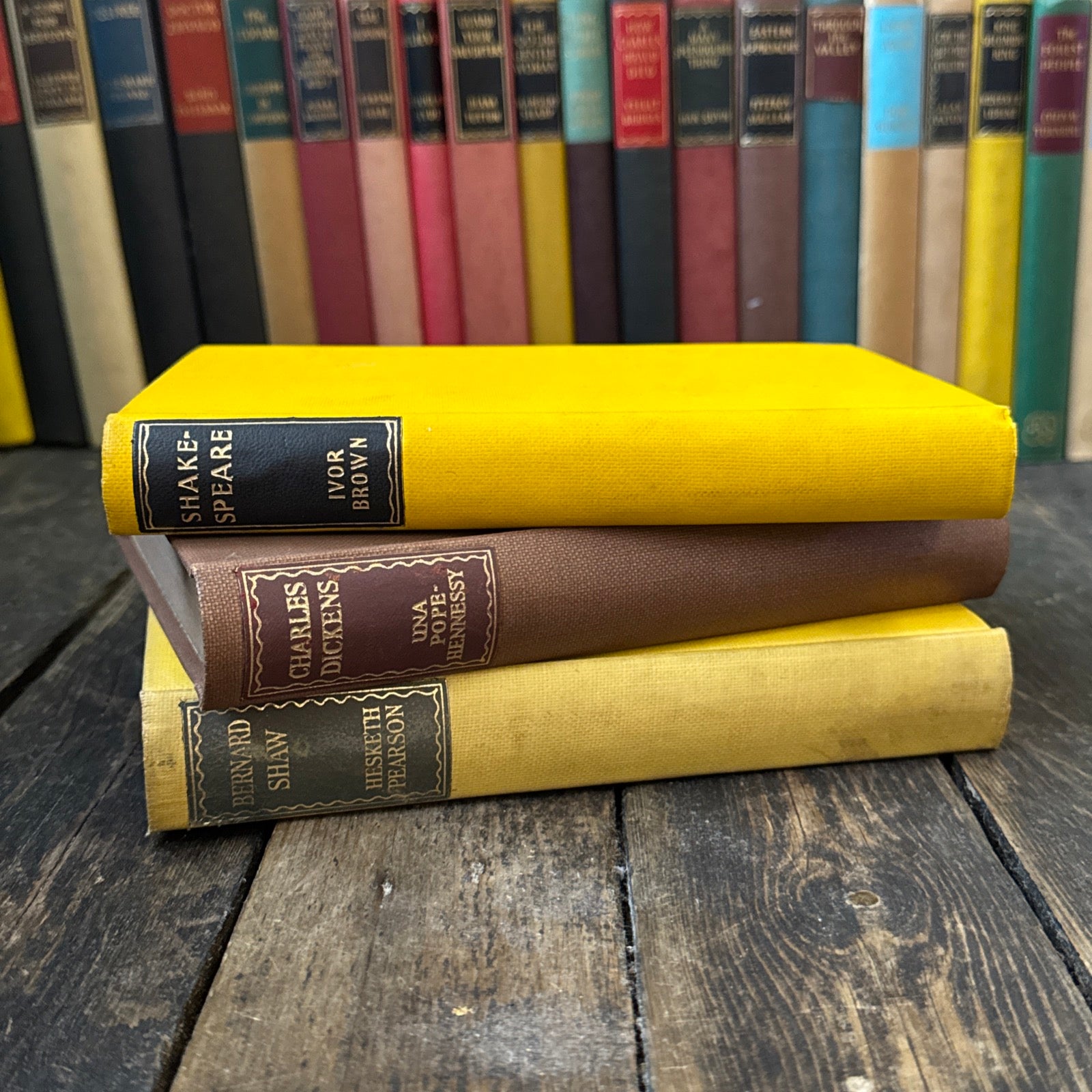 Attractive set of three literary biographies