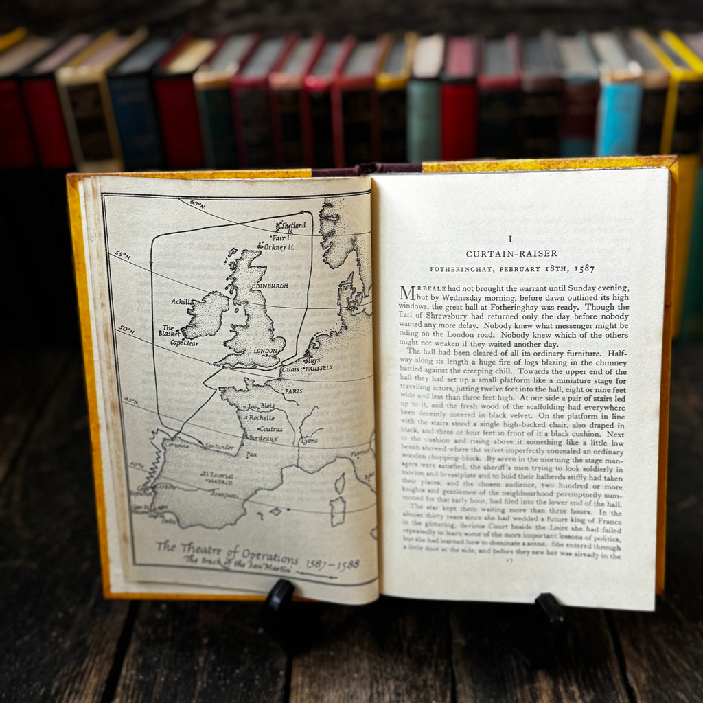 Set of two hardcover books on Early Modern naval history (Spanish Armada, siege of Malta)