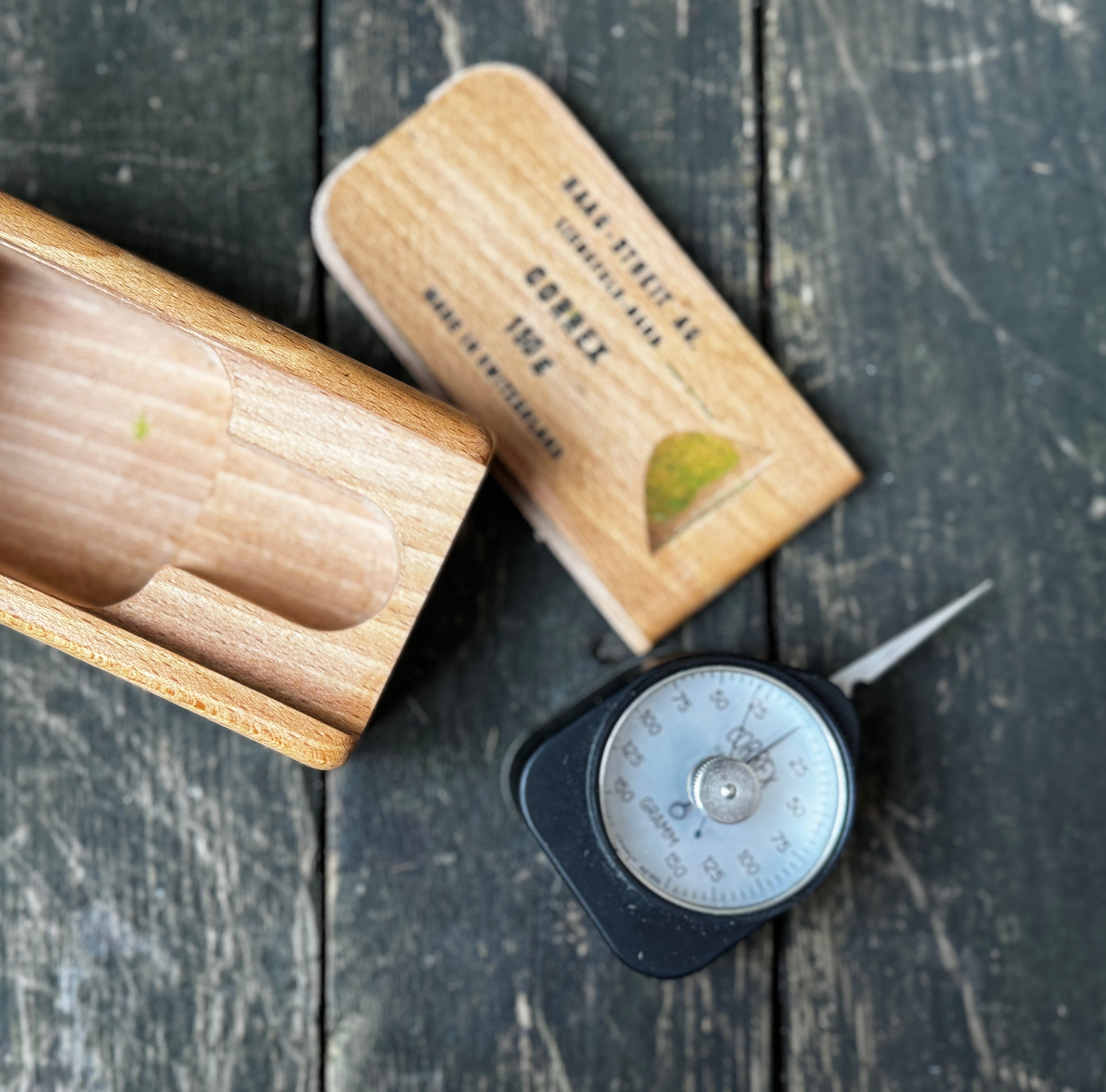 Swiss-made tension gauge for precision mechanics in original box