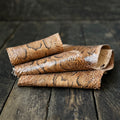 Snakeskin leather