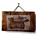 Witch’s Familiar ‘Jarmara’, Handmade, Reclaimed Wood, Woodcut Wall Hanging