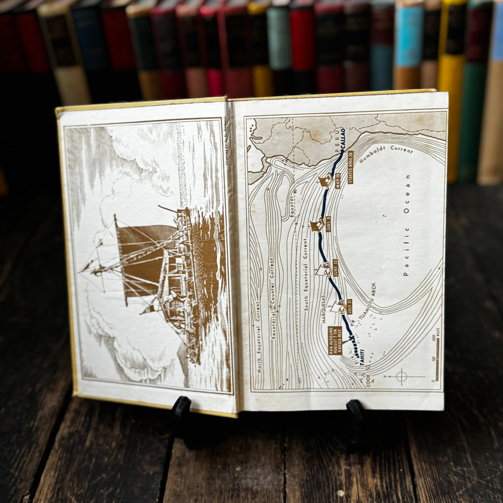 Mid twentieth-century books on the sea, set of four iconic titles in matching hard covers