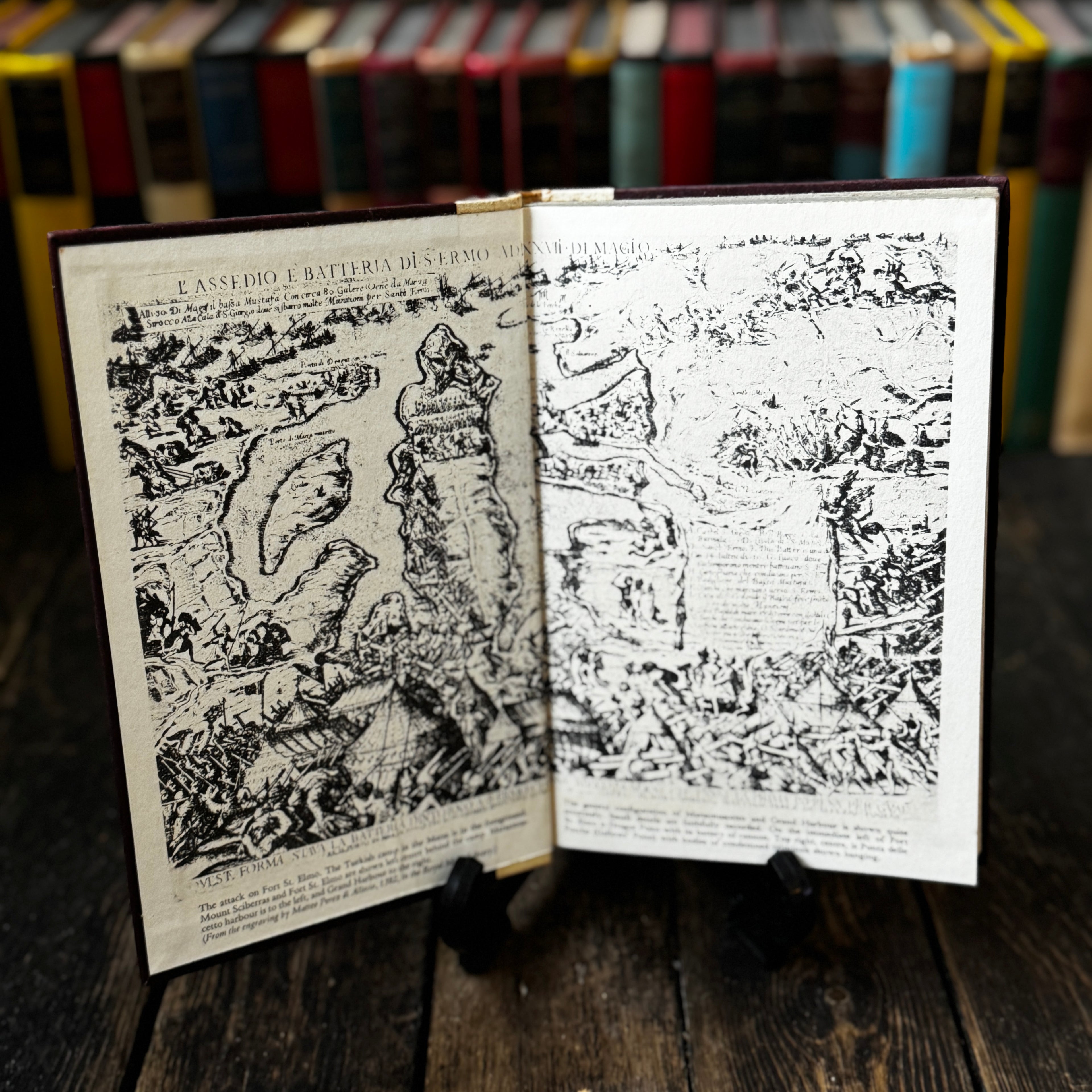 Set of two hardcover books on Early Modern naval history (Spanish Armada, siege of Malta)