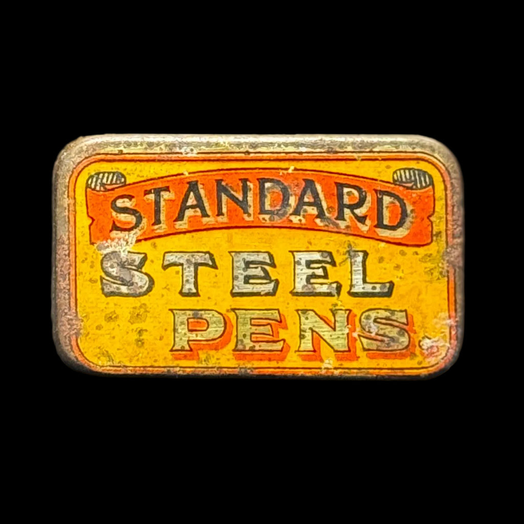Tiny Edwardian nib tin