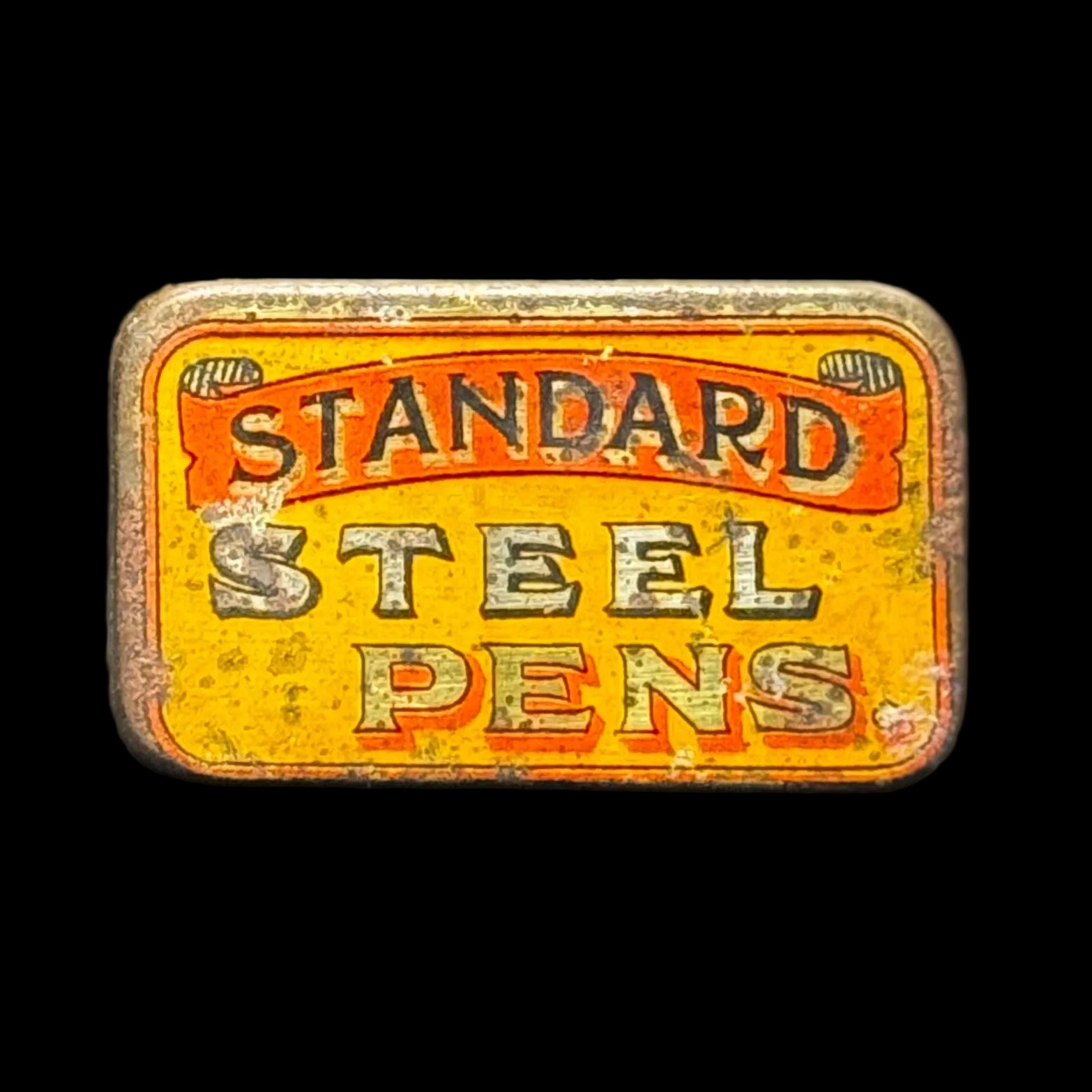 Tiny Edwardian nib tin