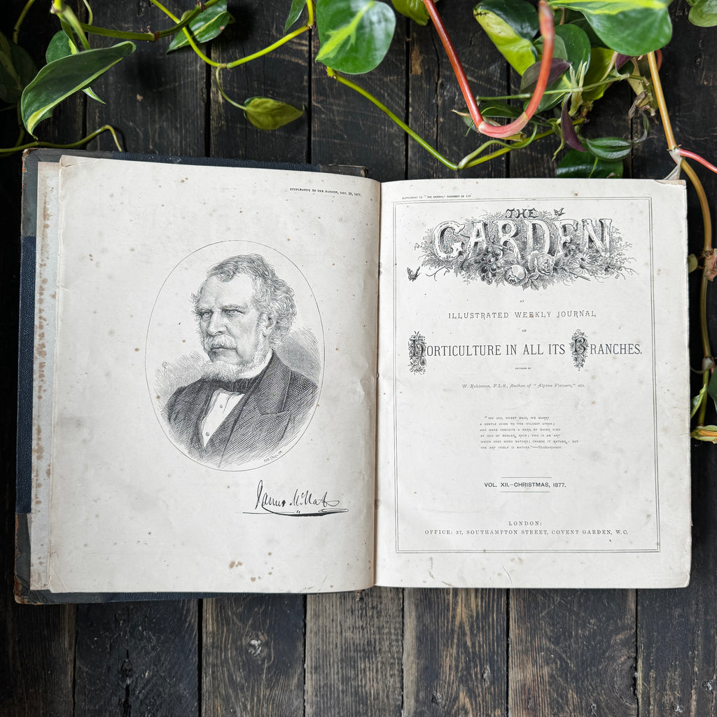 Leather bound Volume XII The Garden Illustrated Weekly