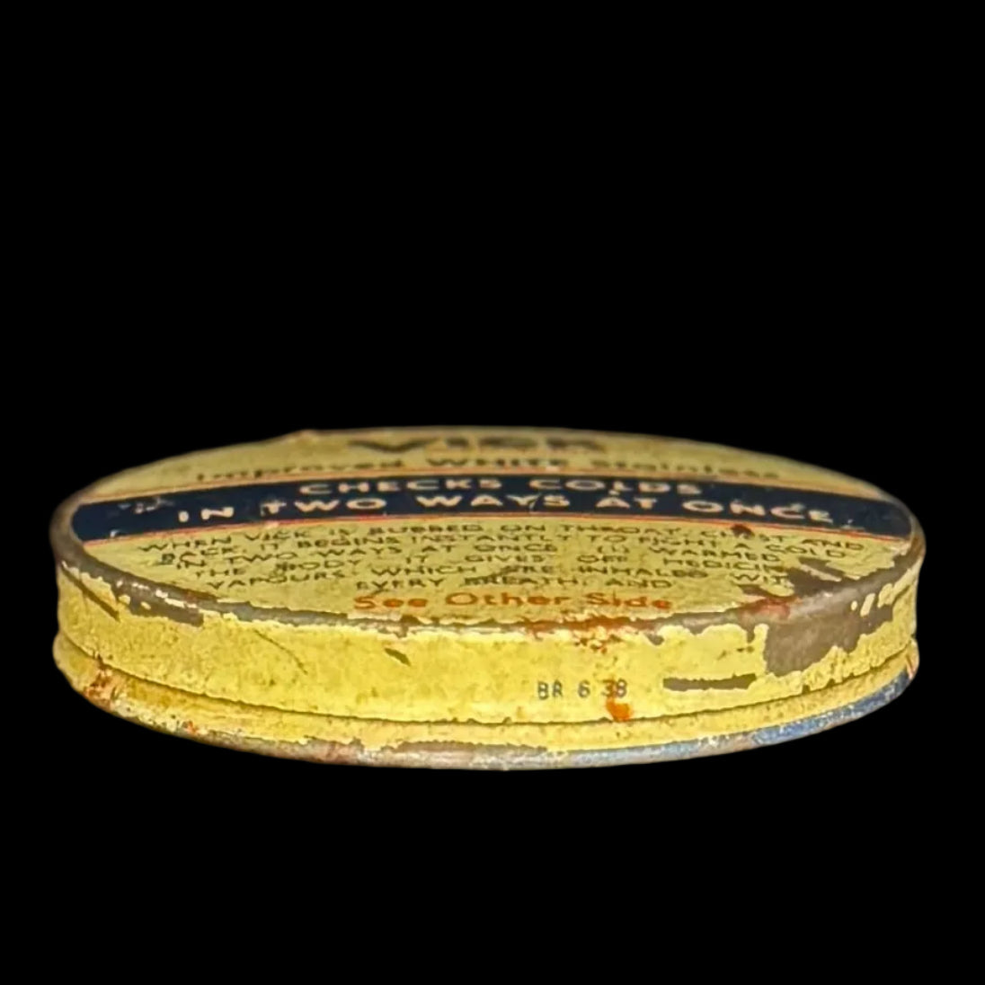 Very rare early Vick's sample tin