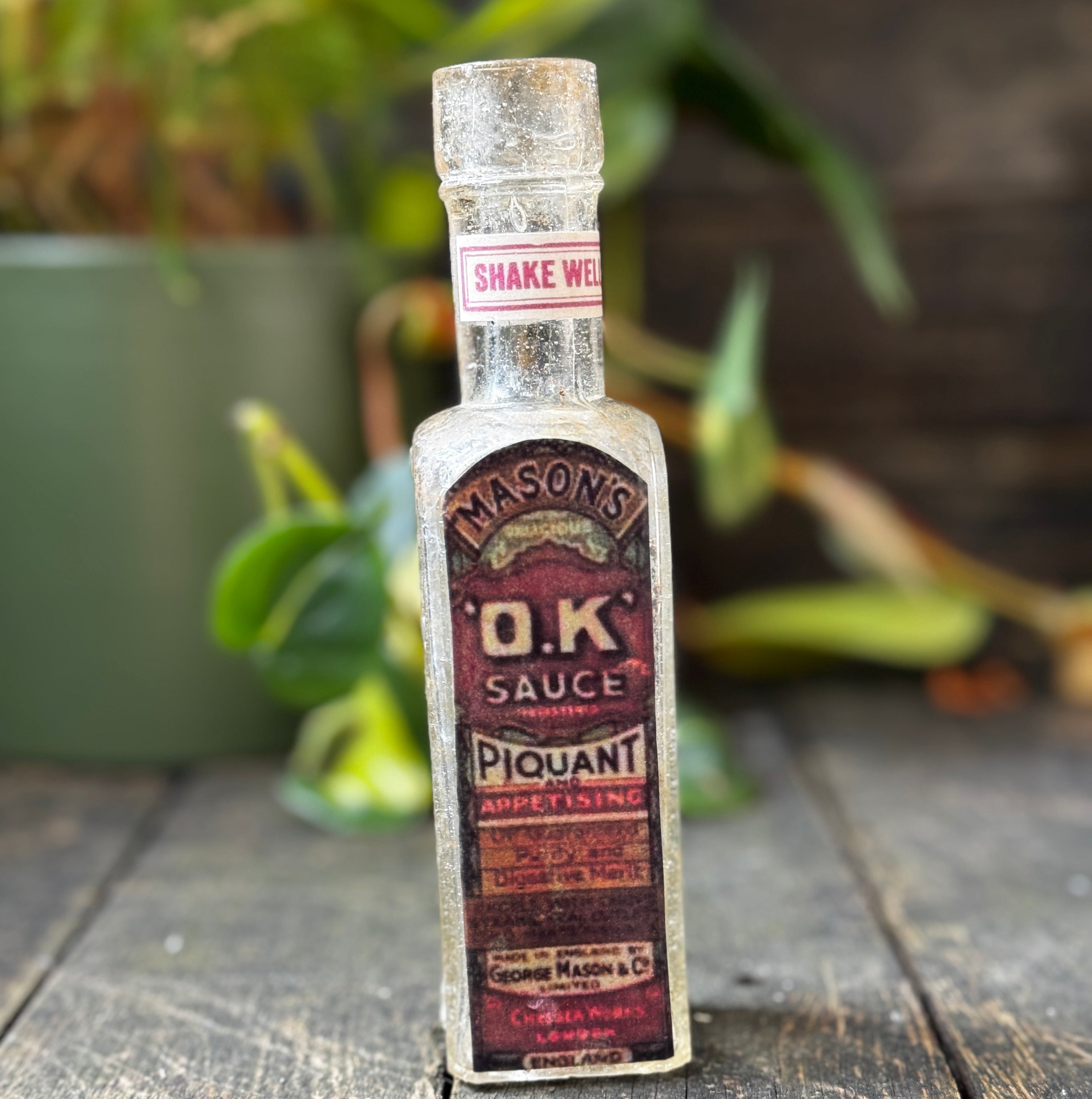 Antique OK Sauce bottle